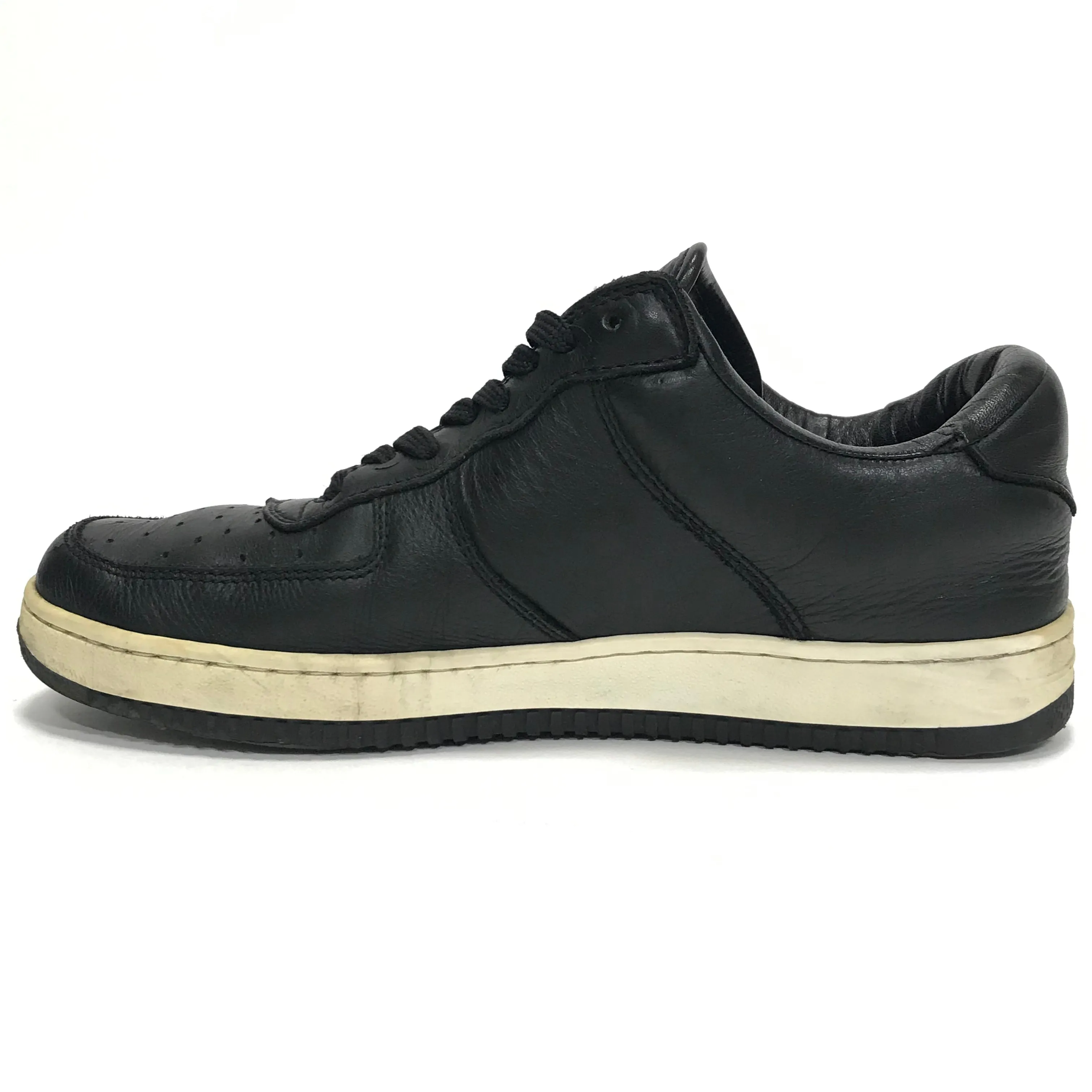 [10] Supreme Vintage Downlow Leather Shoes Black
