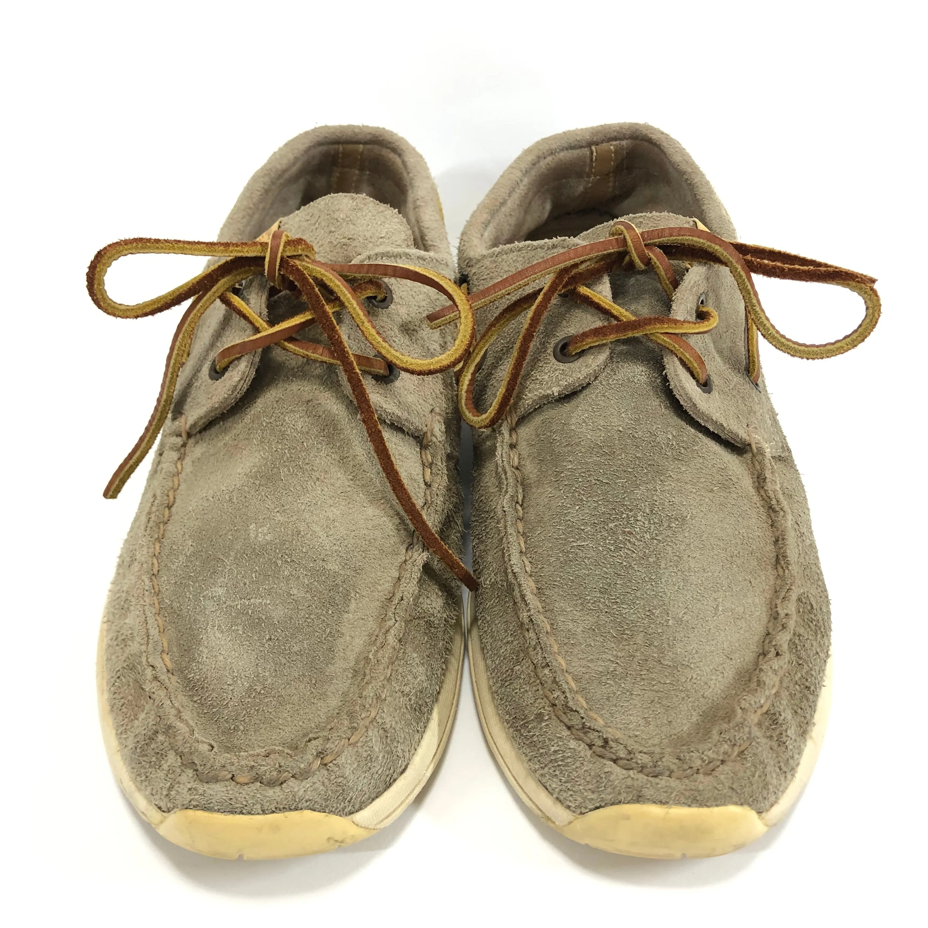 [10] Visvim Hockney Folk Suede Sand