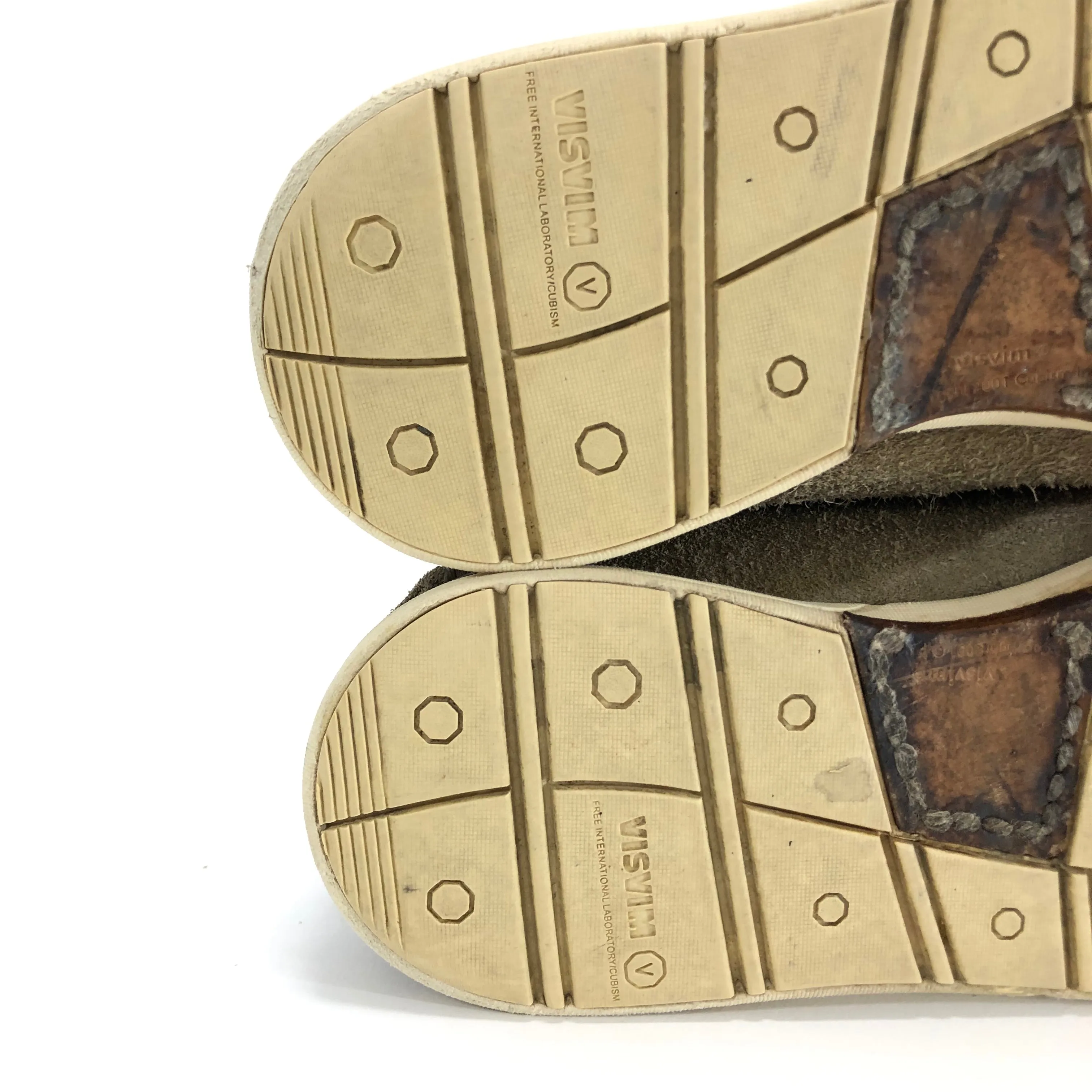 [10] Visvim Hockney Folk Suede Sand