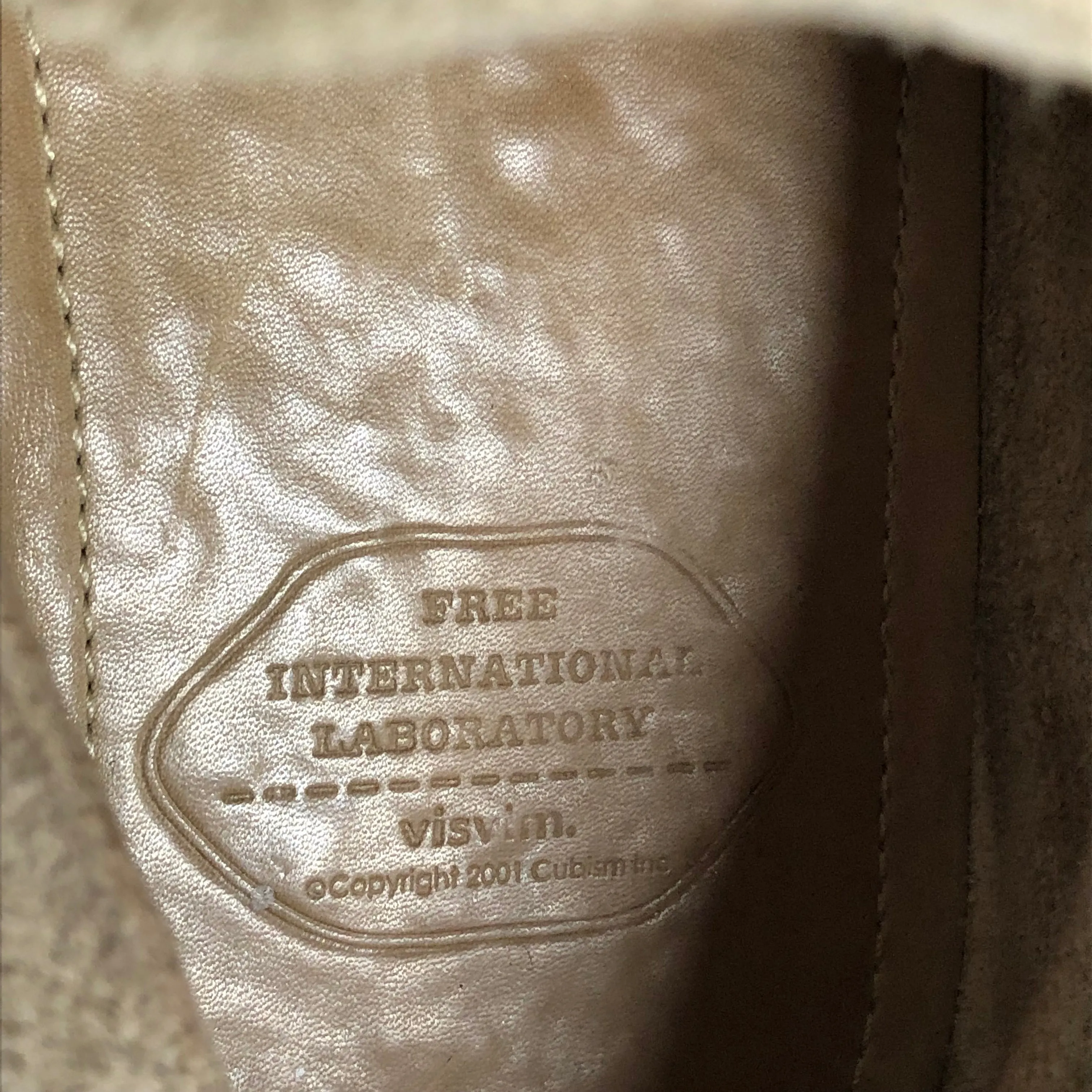 [10] Visvim Hockney Folk Suede Sand
