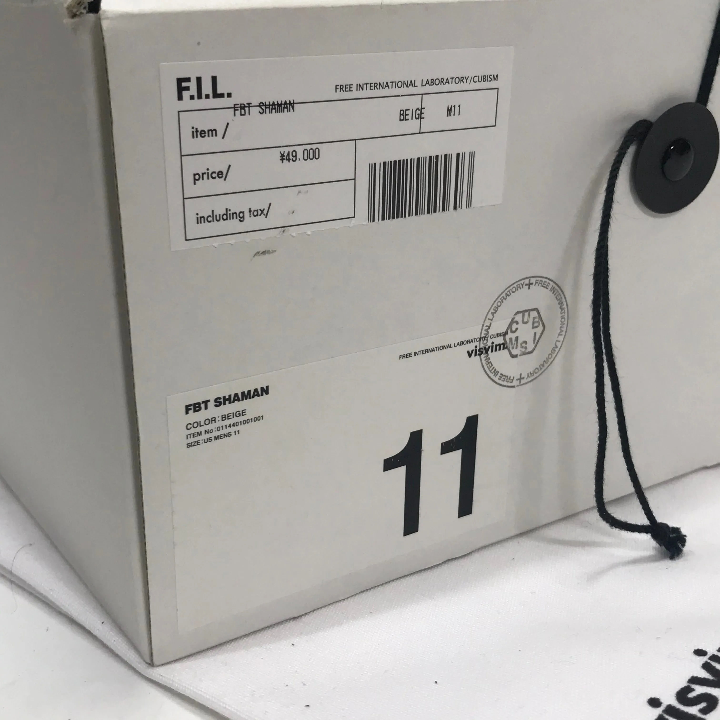 [11] Visvim 14AW FBT Shaman Beige