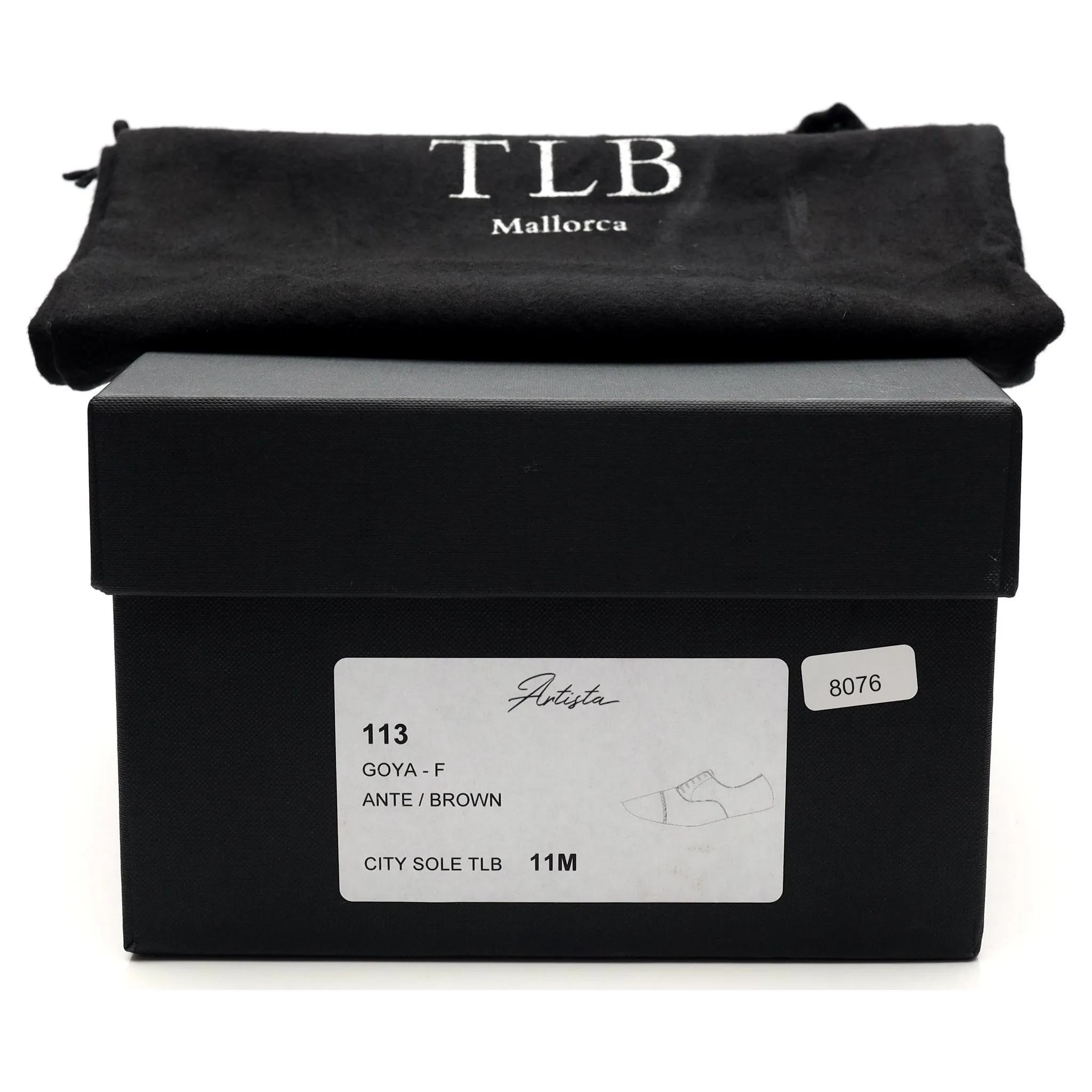 '113 Artista' Brown Suede Oxford UK 11.5 F