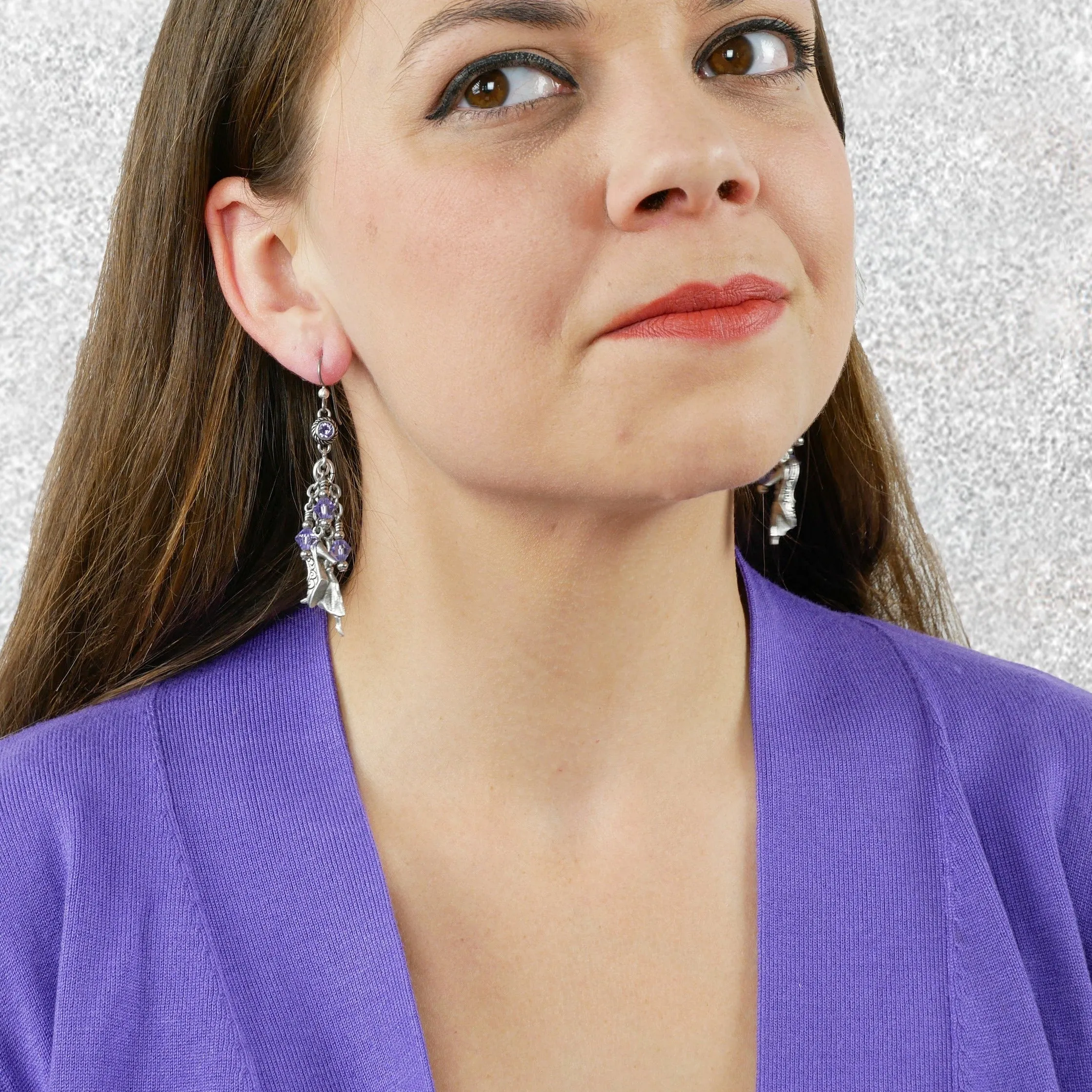 12 Days of Christmas Earrings, 9th Day, Ladies Dancing