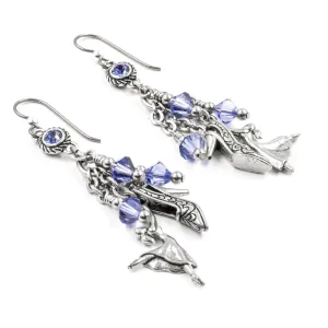12 Days of Christmas Earrings, 9th Day, Ladies Dancing