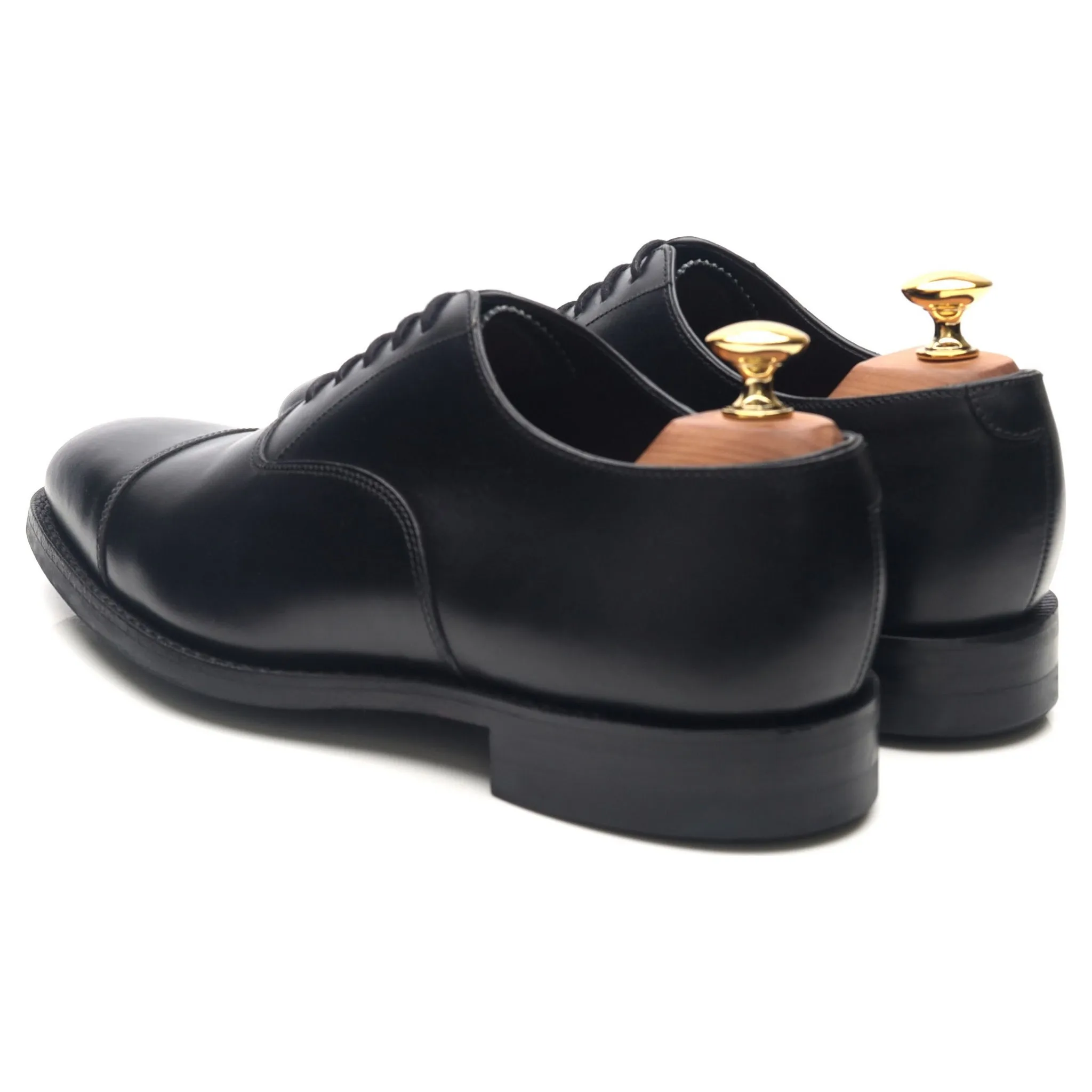 1880 'Aldwych' Black Leather Oxford UK 6 F