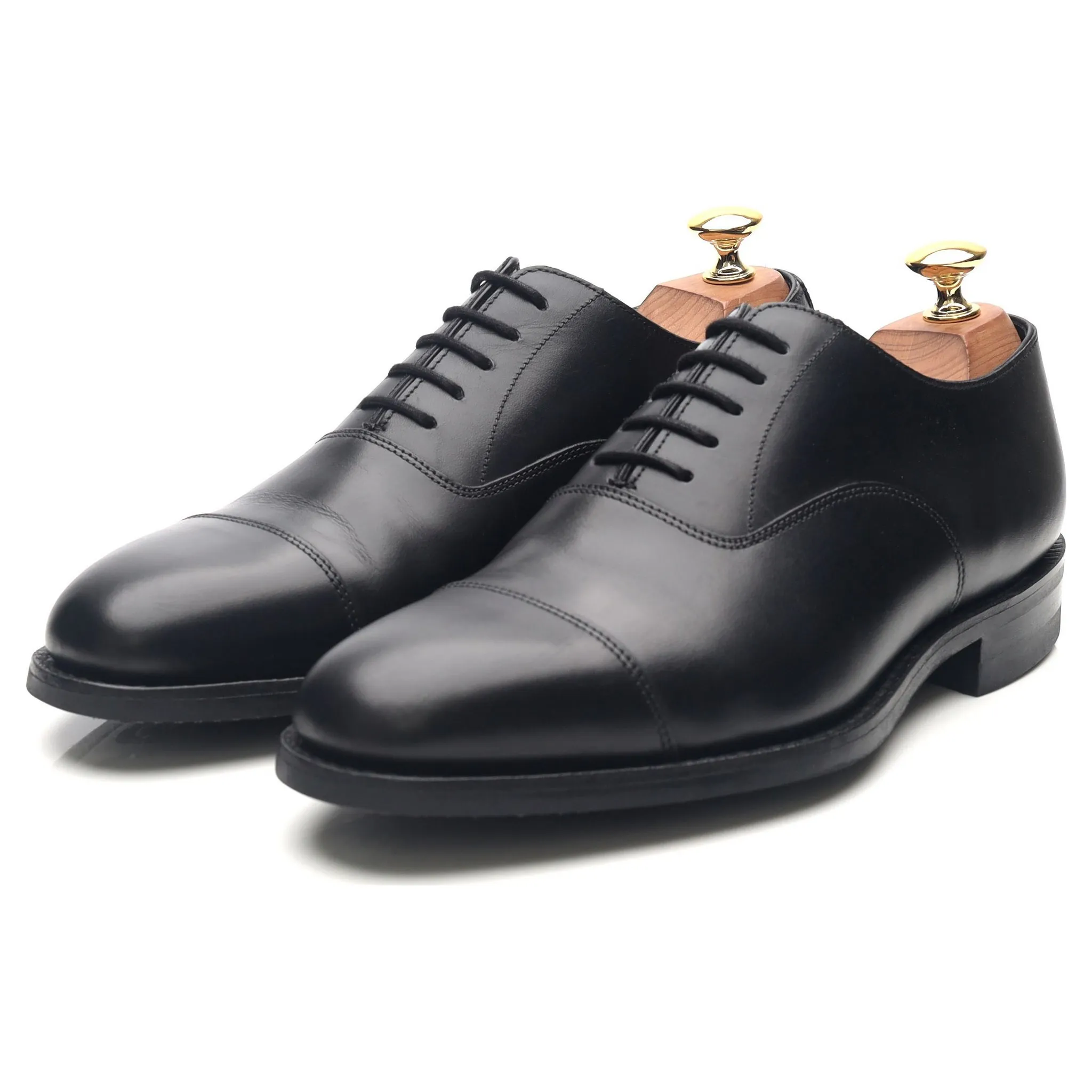 1880 'Aldwych' Black Leather Oxford UK 6 F