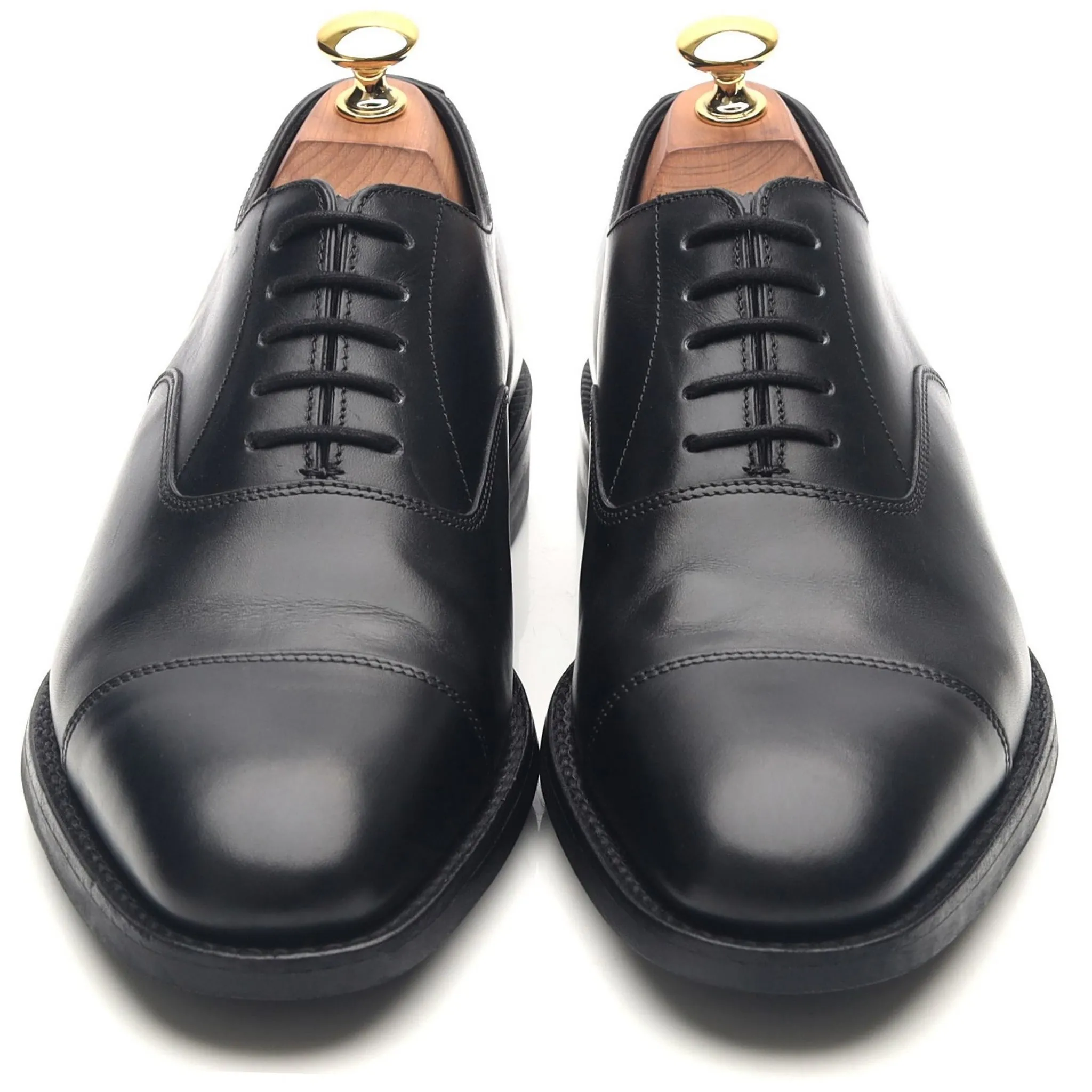 1880 'Aldwych' Black Leather Oxford UK 6 F