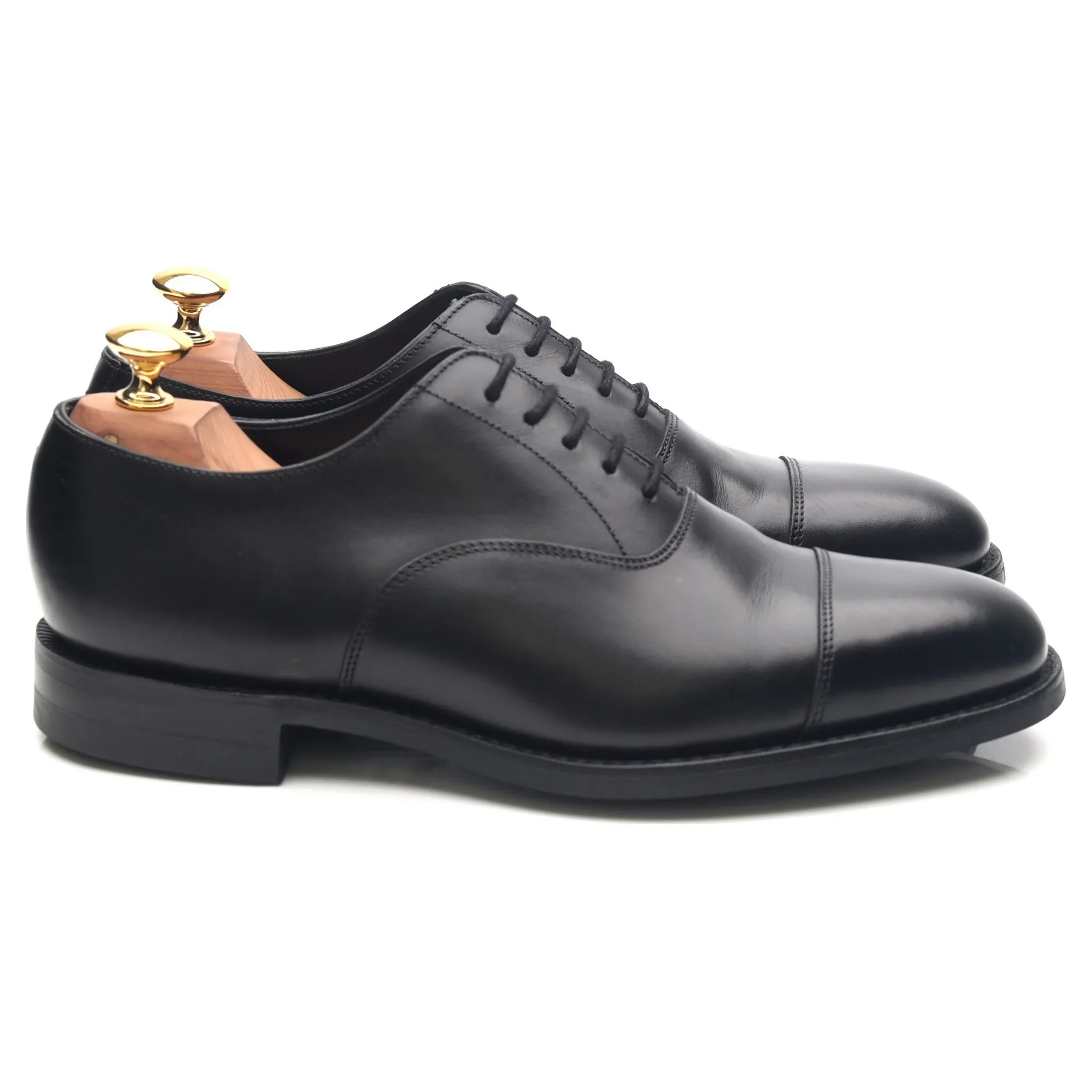 1880 'Aldwych' Black Leather Oxford UK 6 F