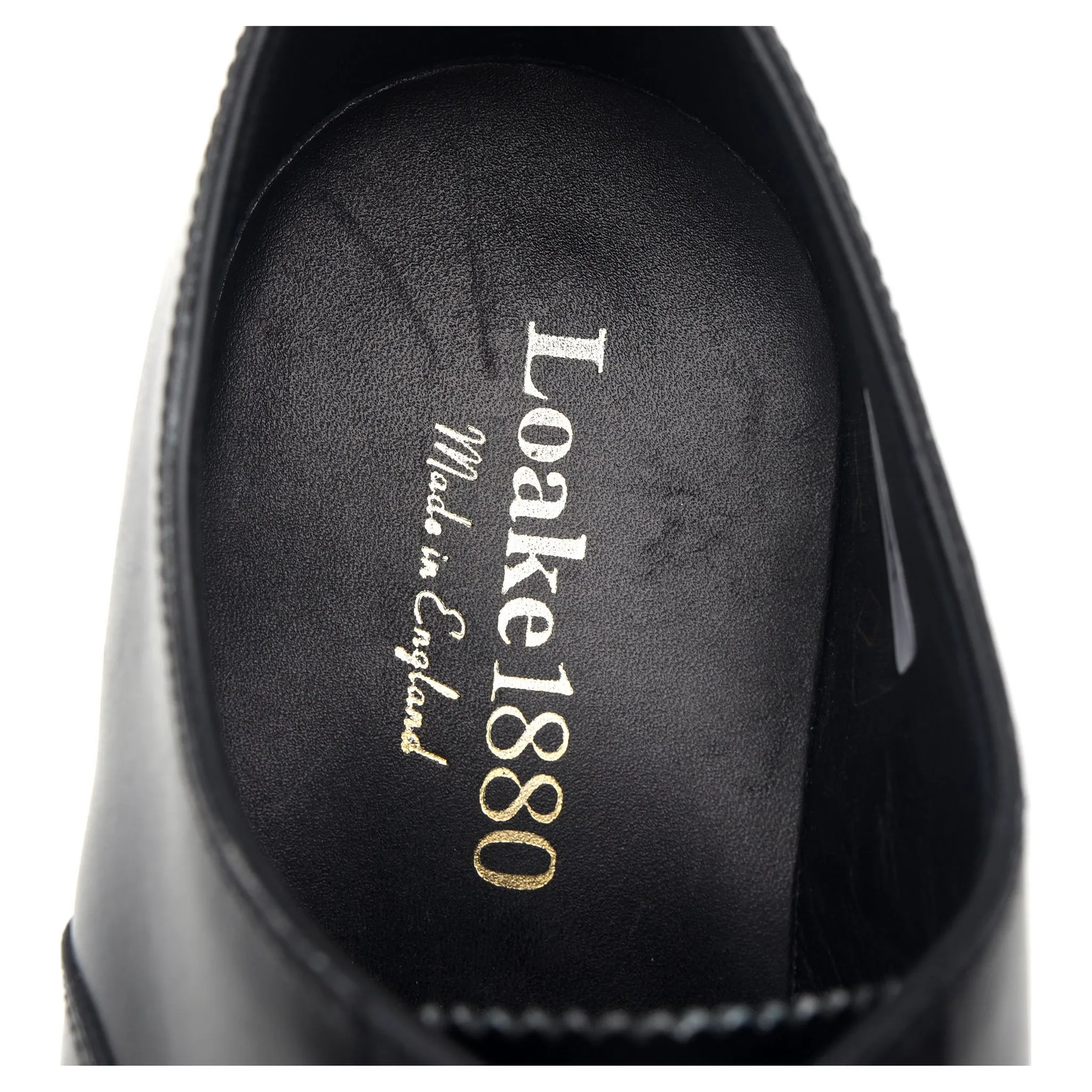 1880 'Aldwych' Black Leather Oxford UK 6 F