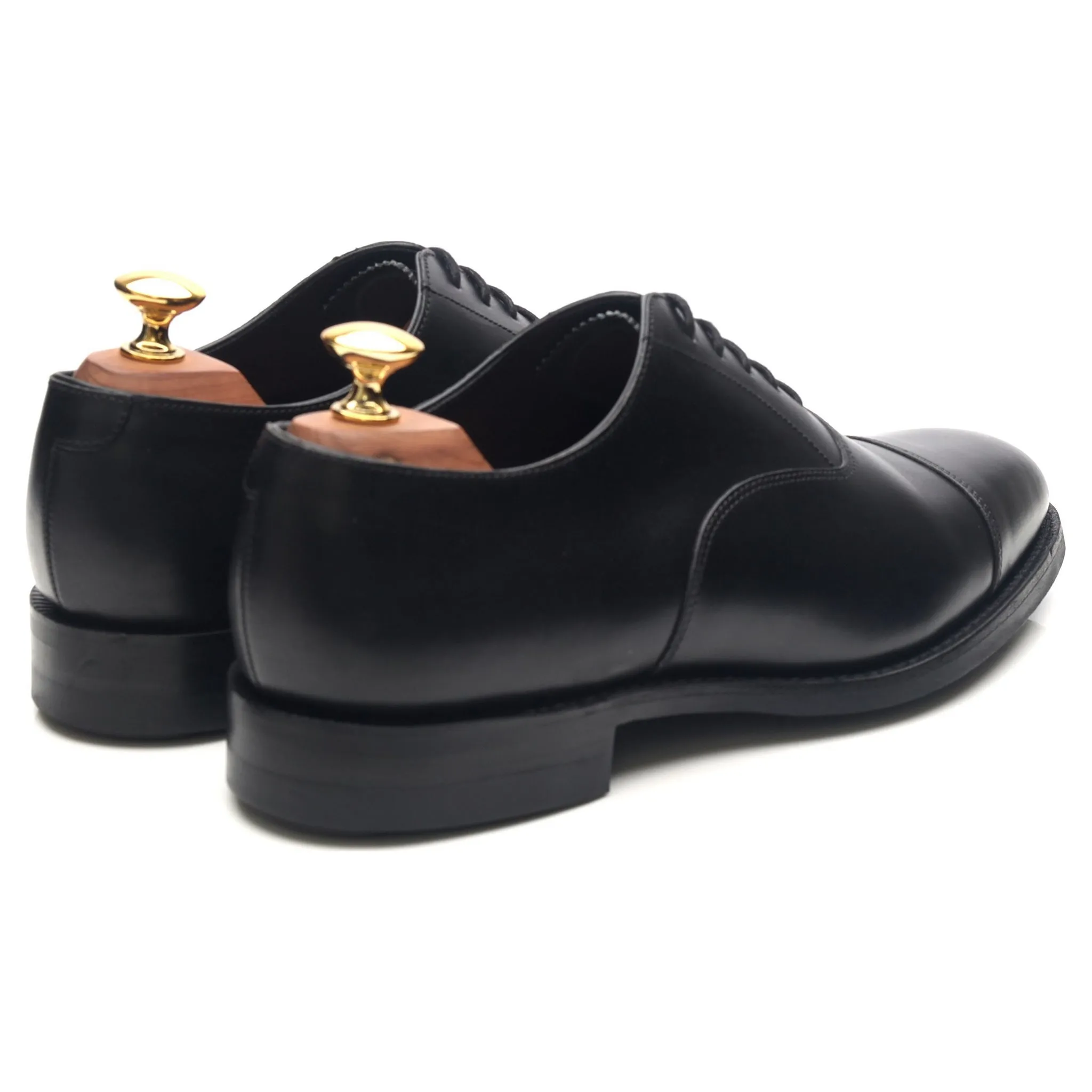 1880 'Aldwych' Black Leather Oxford UK 6 F