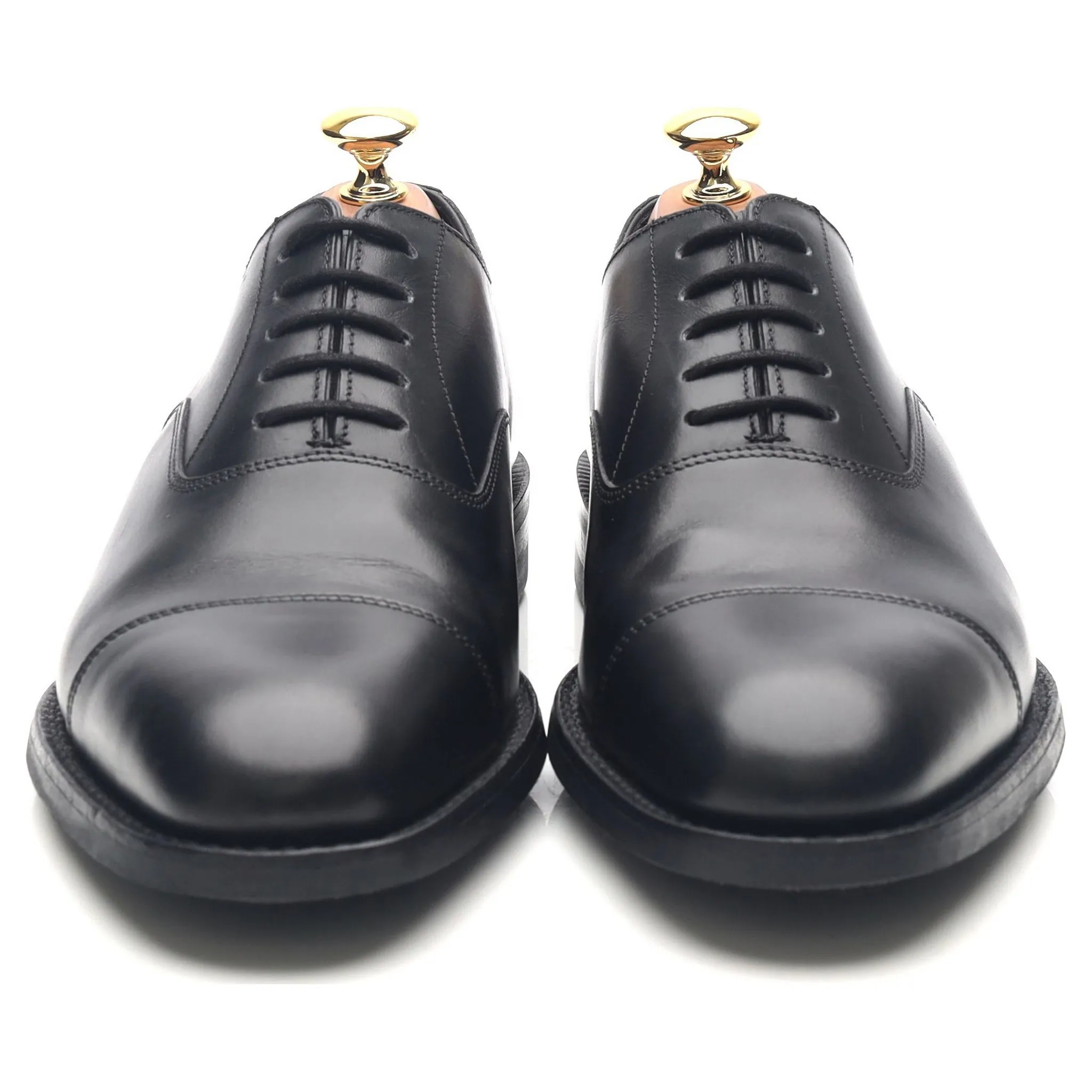 1880 'Aldwych' Black Leather Oxford UK 6 F