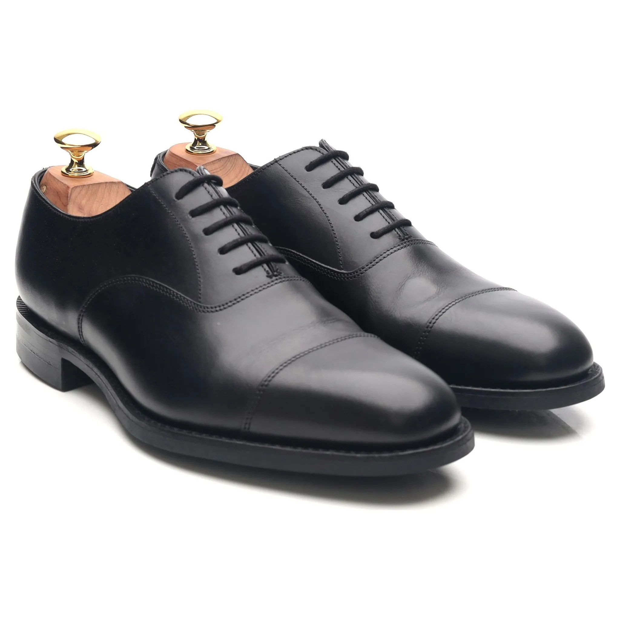 1880 'Aldwych' Black Leather Oxford UK 6 F