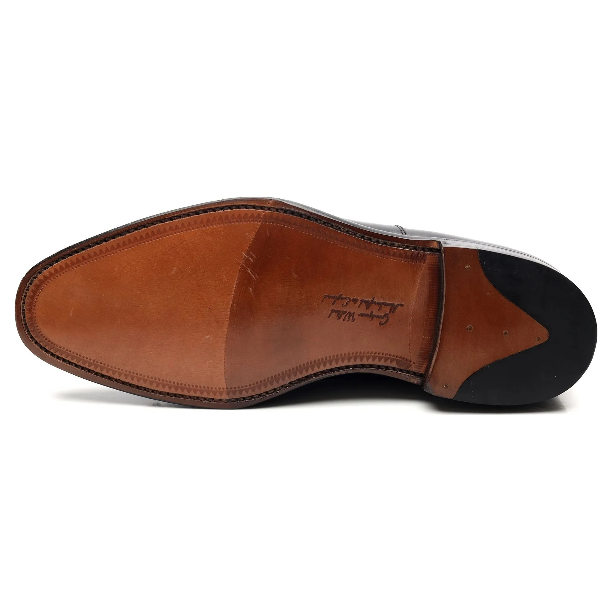 1880 'Aldwych' Black Leather Oxford UK 7 F