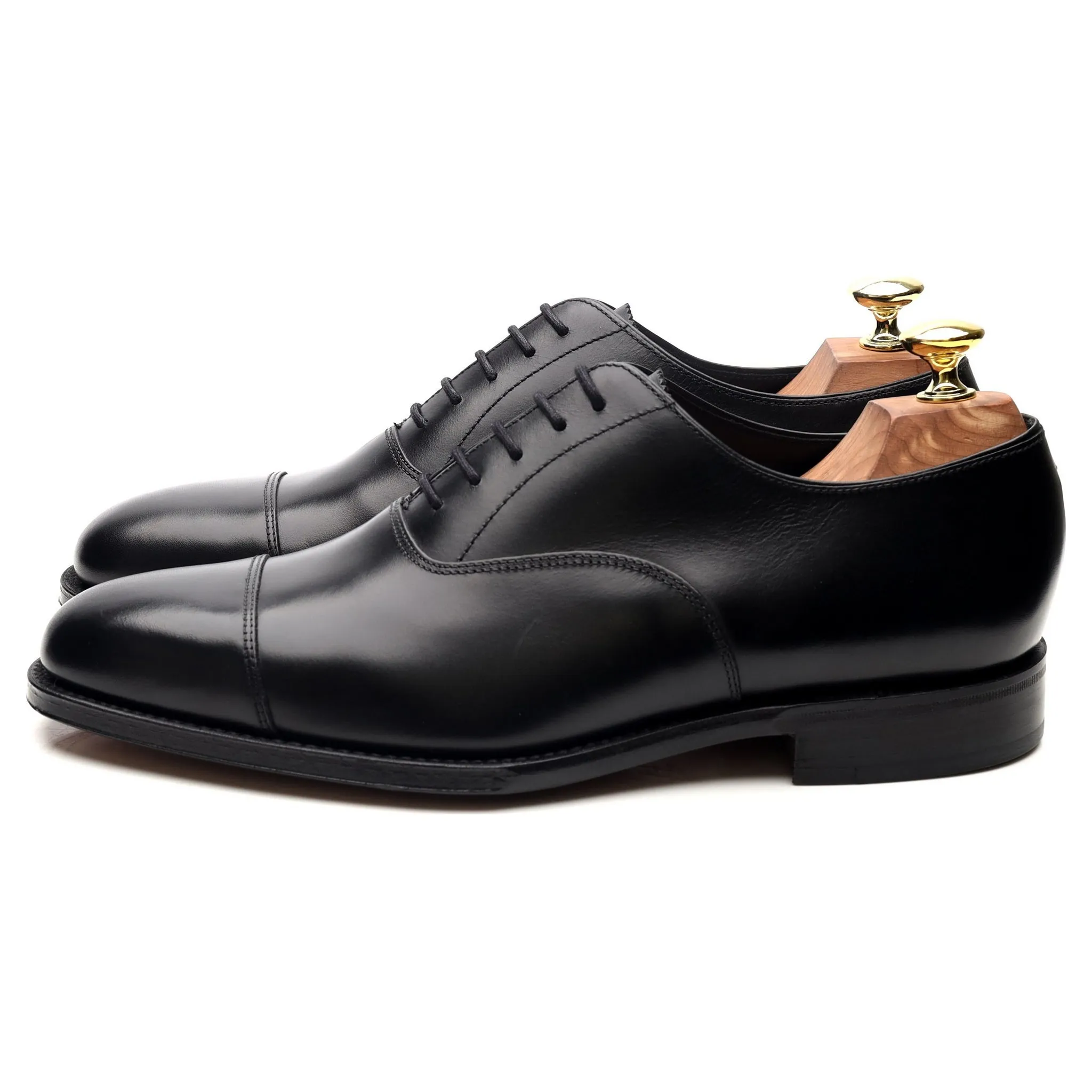 1880 'Aldwych' Black Leather Oxford UK 7 F