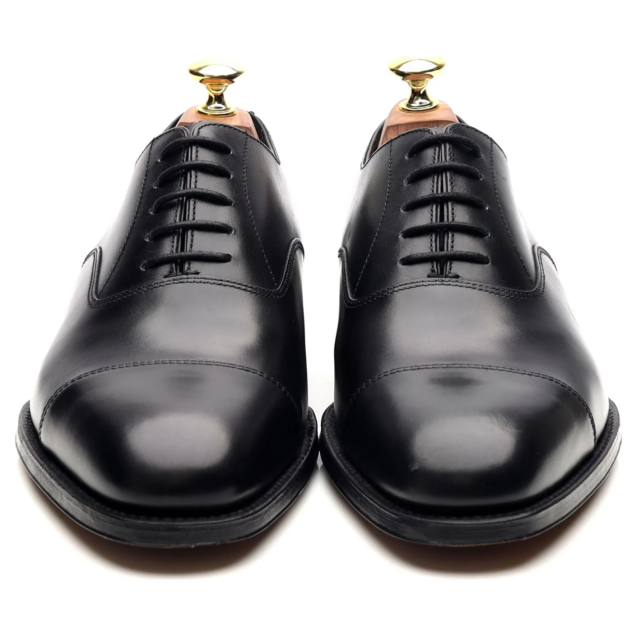 1880 'Aldwych' Black Leather Oxford UK 7 F