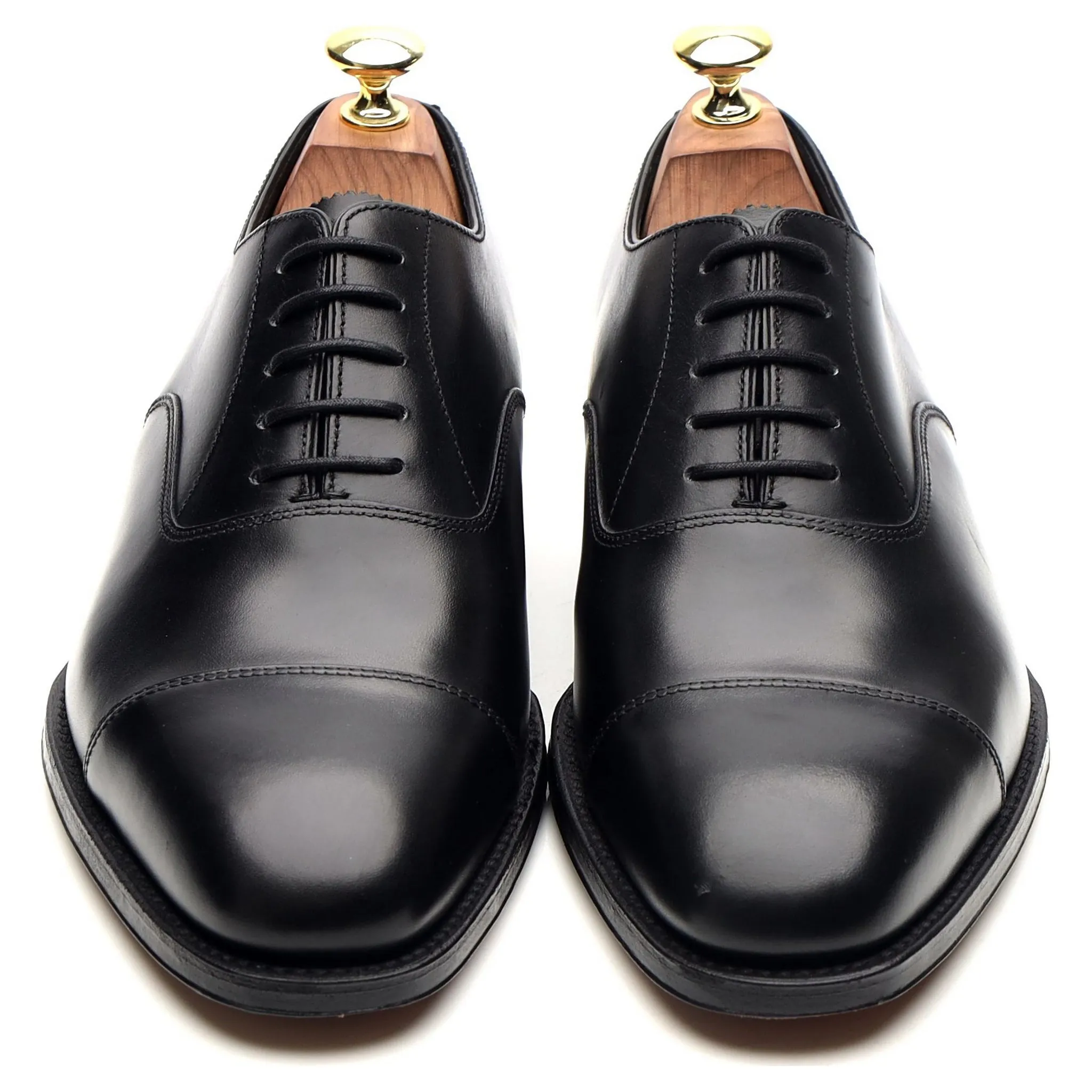 1880 'Aldwych' Black Leather Oxford UK 7 F