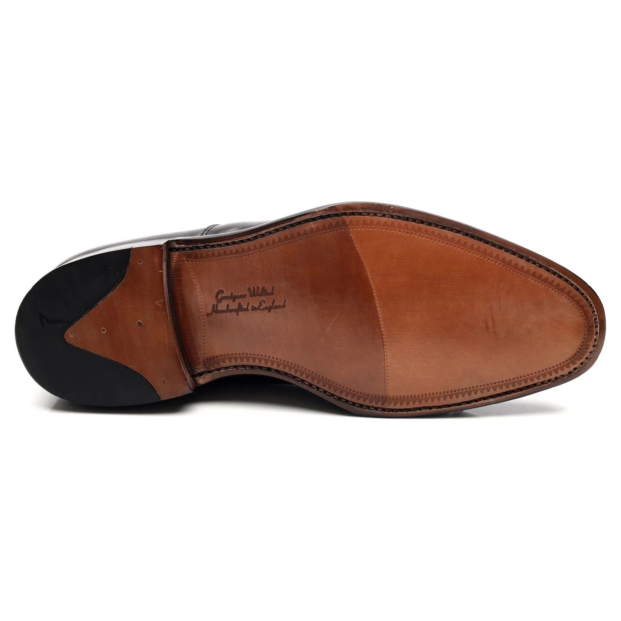 1880 'Aldwych' Black Leather Oxford UK 7 F
