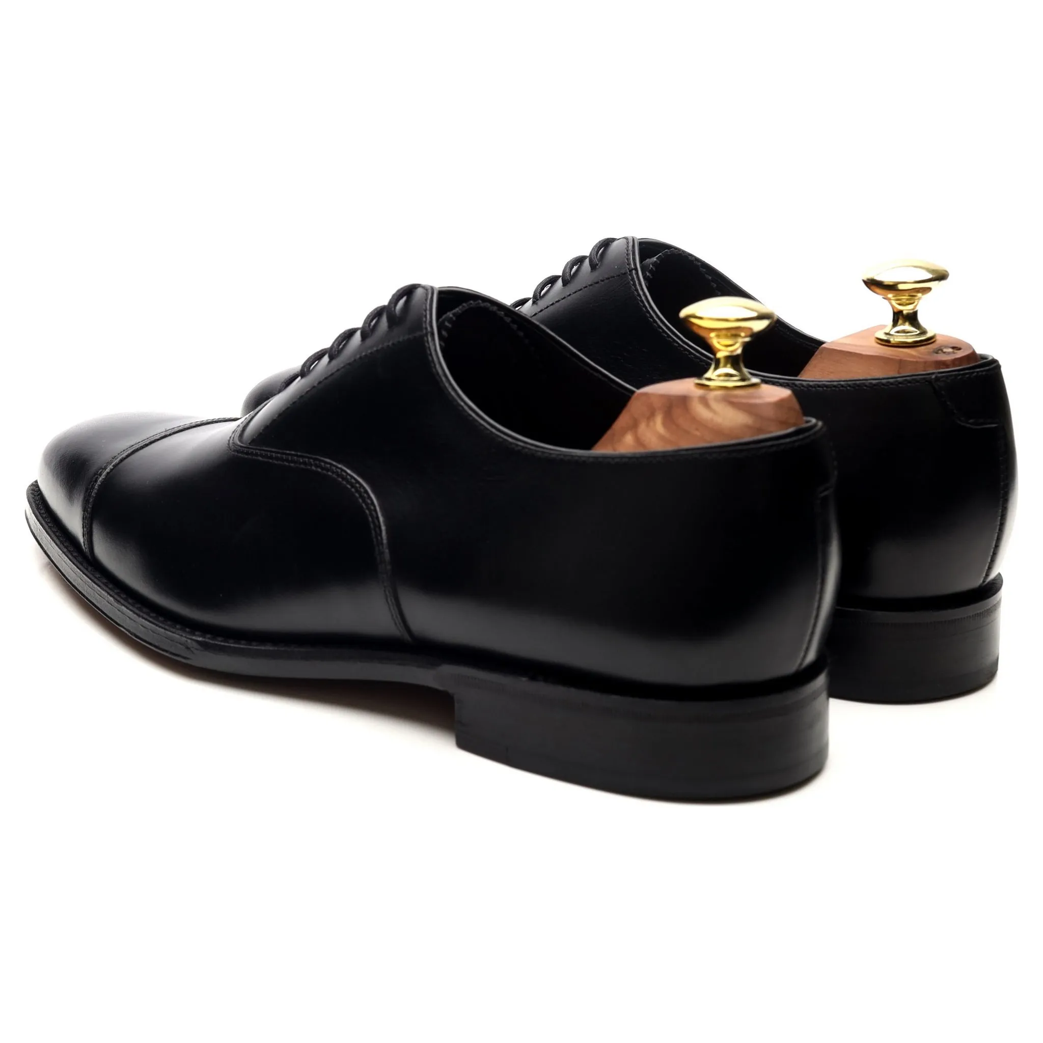 1880 'Aldwych' Black Leather Oxford UK 7 F