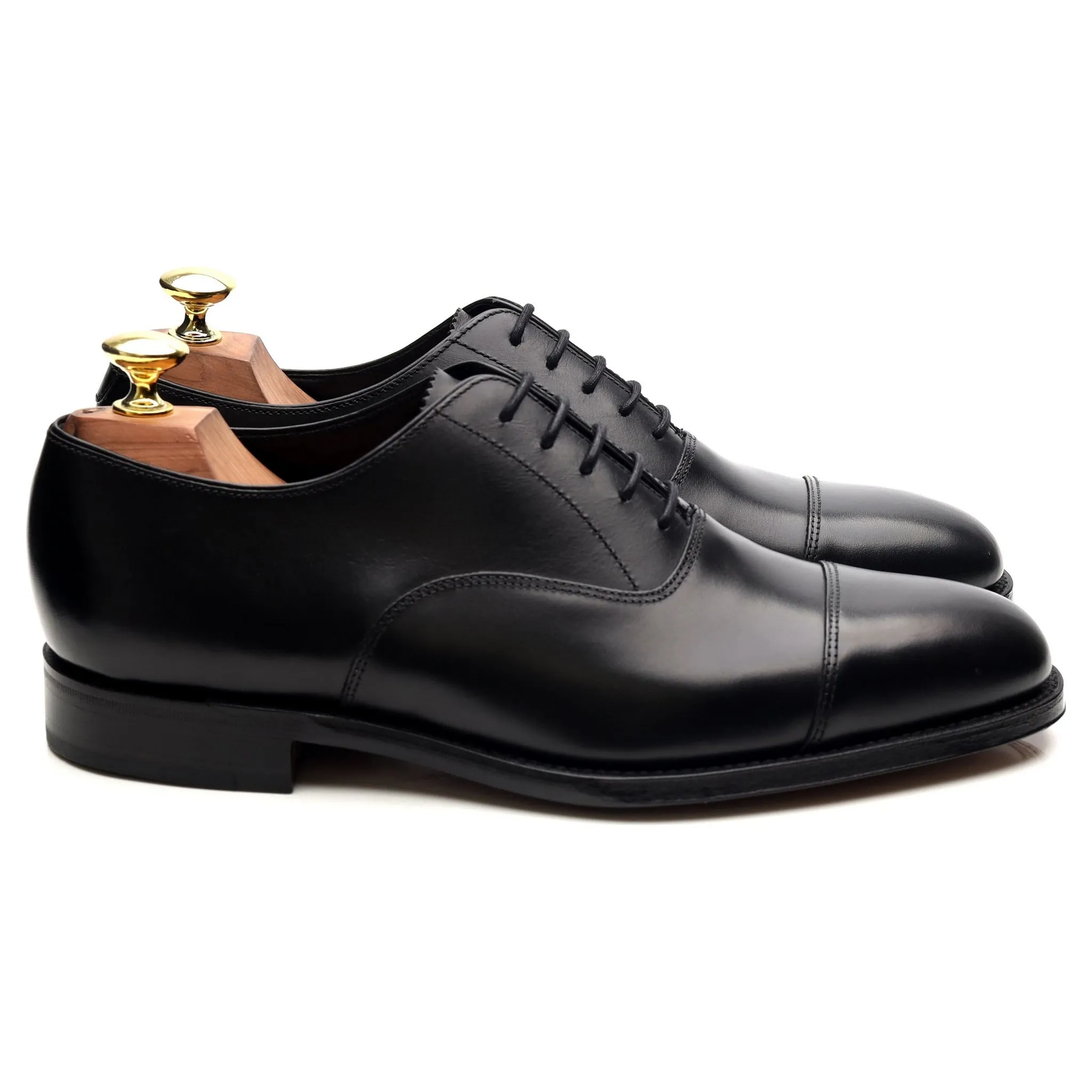 1880 'Aldwych' Black Leather Oxford UK 7 F