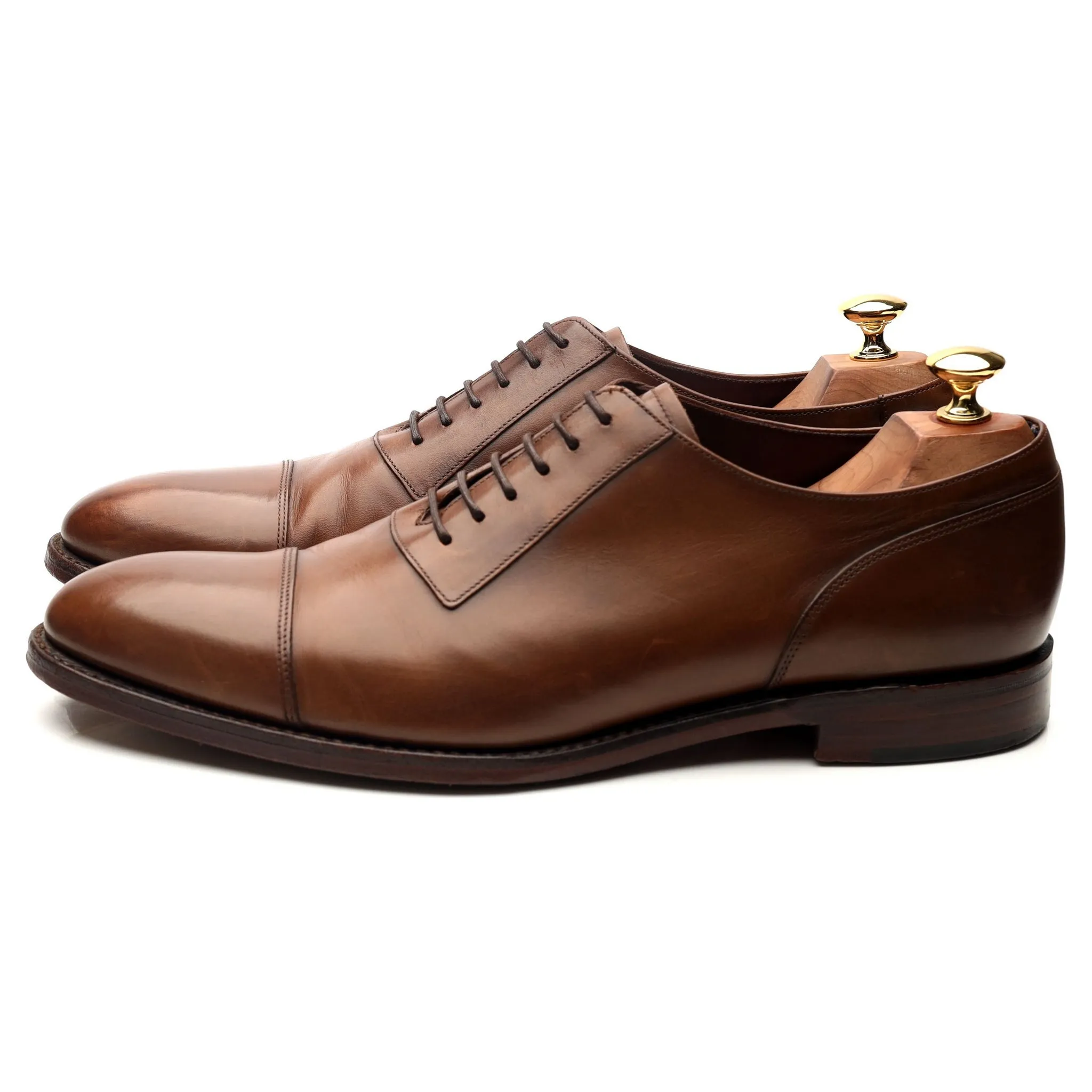 1880 'Churchill' Brown Leather Oxford UK 9 G
