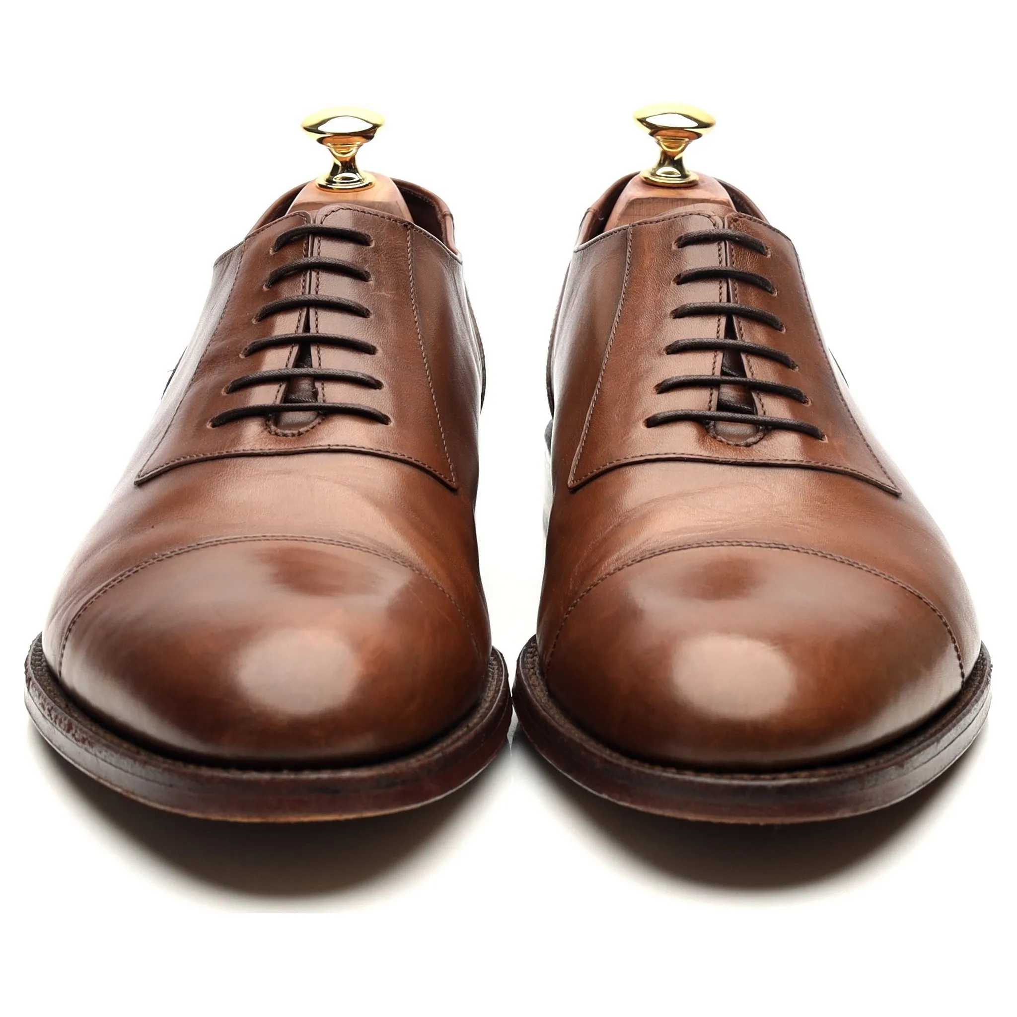 1880 'Churchill' Brown Leather Oxford UK 9 G