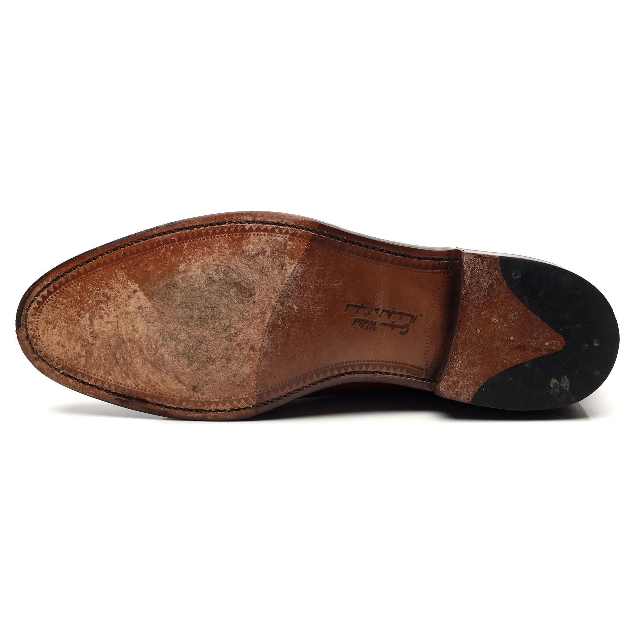 1880 Legacy 'Evans' Tan Brown Leather Oxford UK 9.5 F