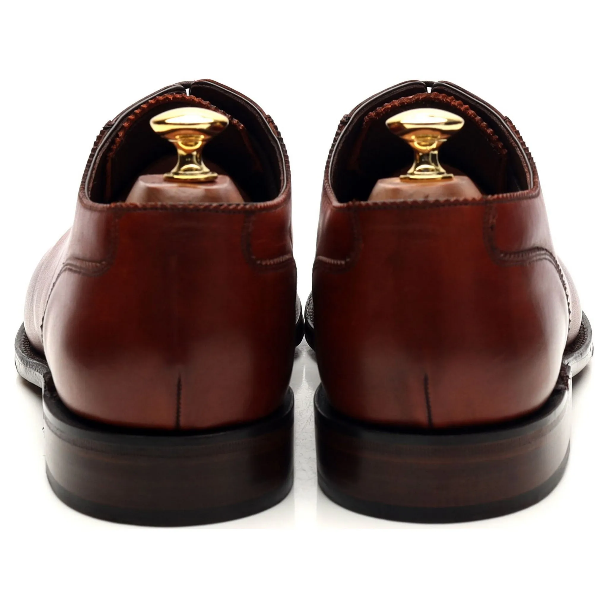 1880 Legacy 'Evans' Tan Brown Leather Oxford UK 9.5 F