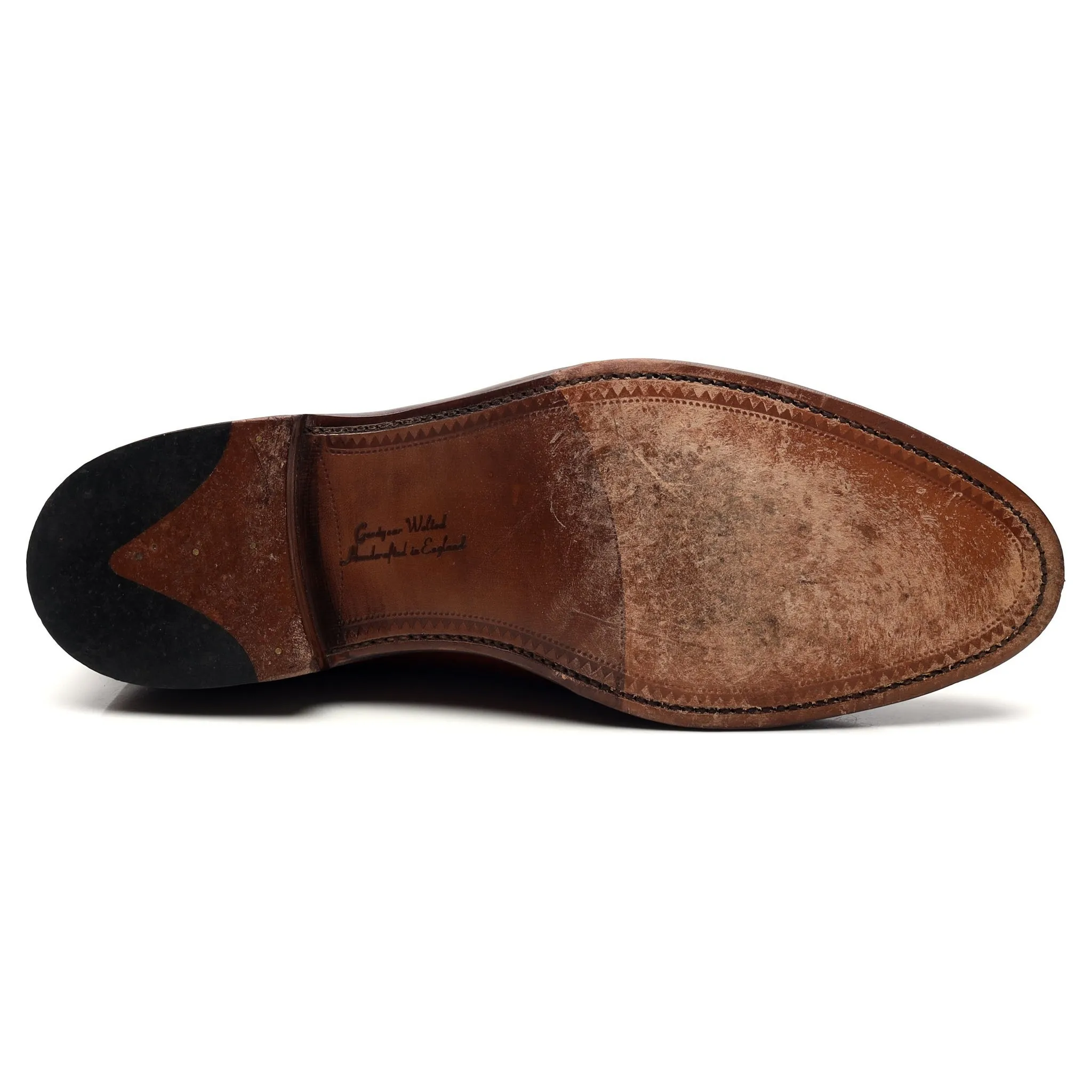 1880 Legacy 'Evans' Tan Brown Leather Oxford UK 9.5 F