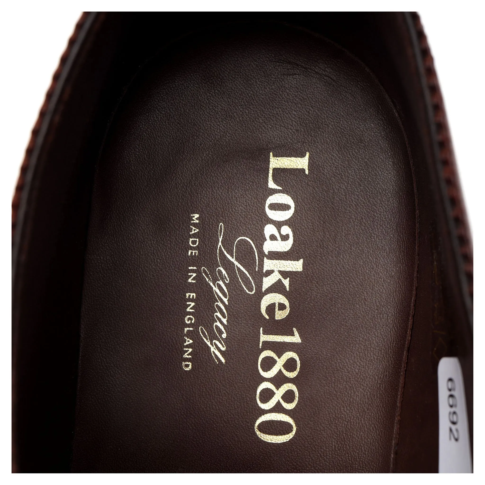1880 Legacy 'Evans' Tan Brown Leather Oxford UK 9.5 F