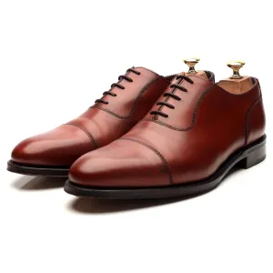 1880 Legacy 'Evans' Tan Brown Leather Oxford UK 9.5 F