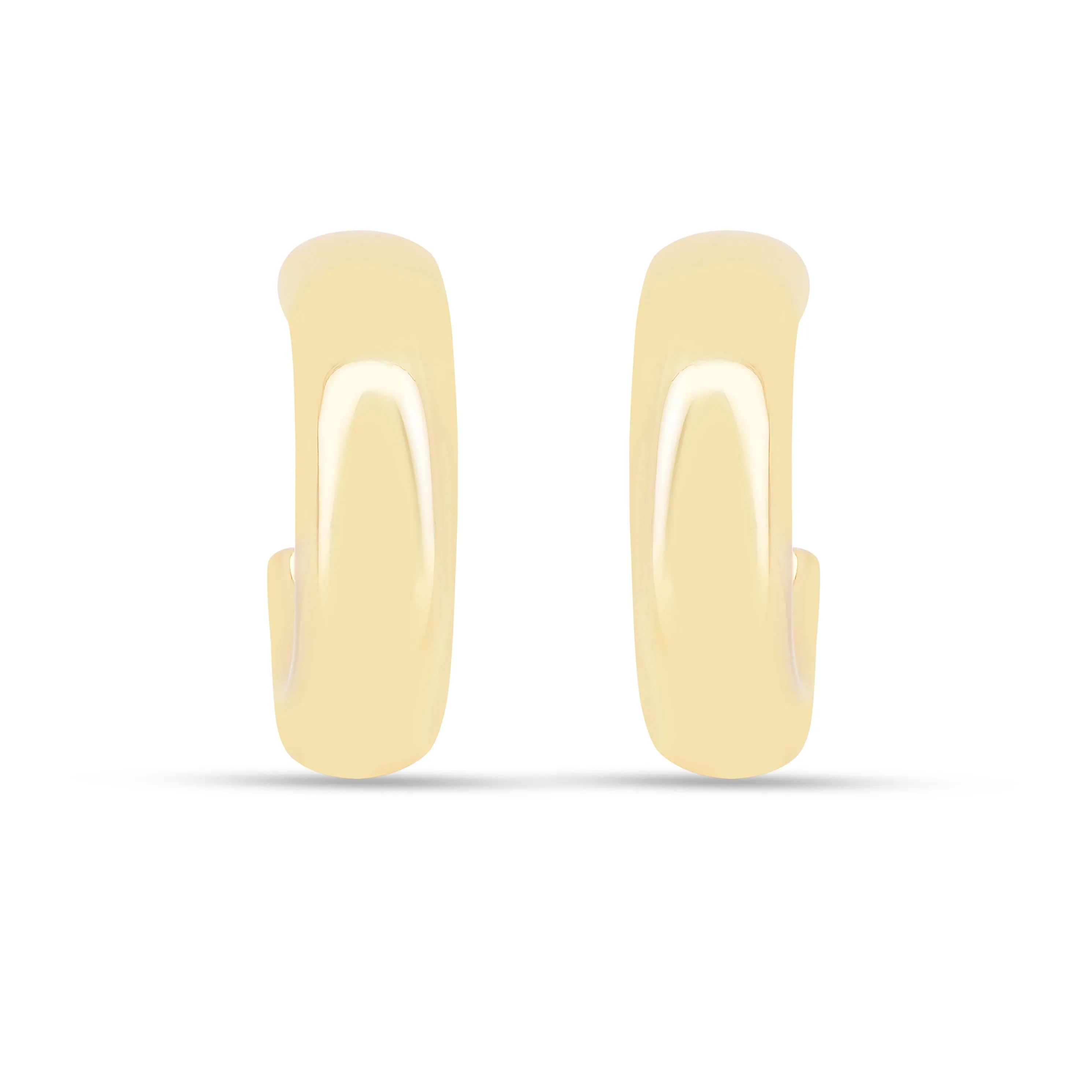 18K Gold Vermeil  Open Hoop Earrings