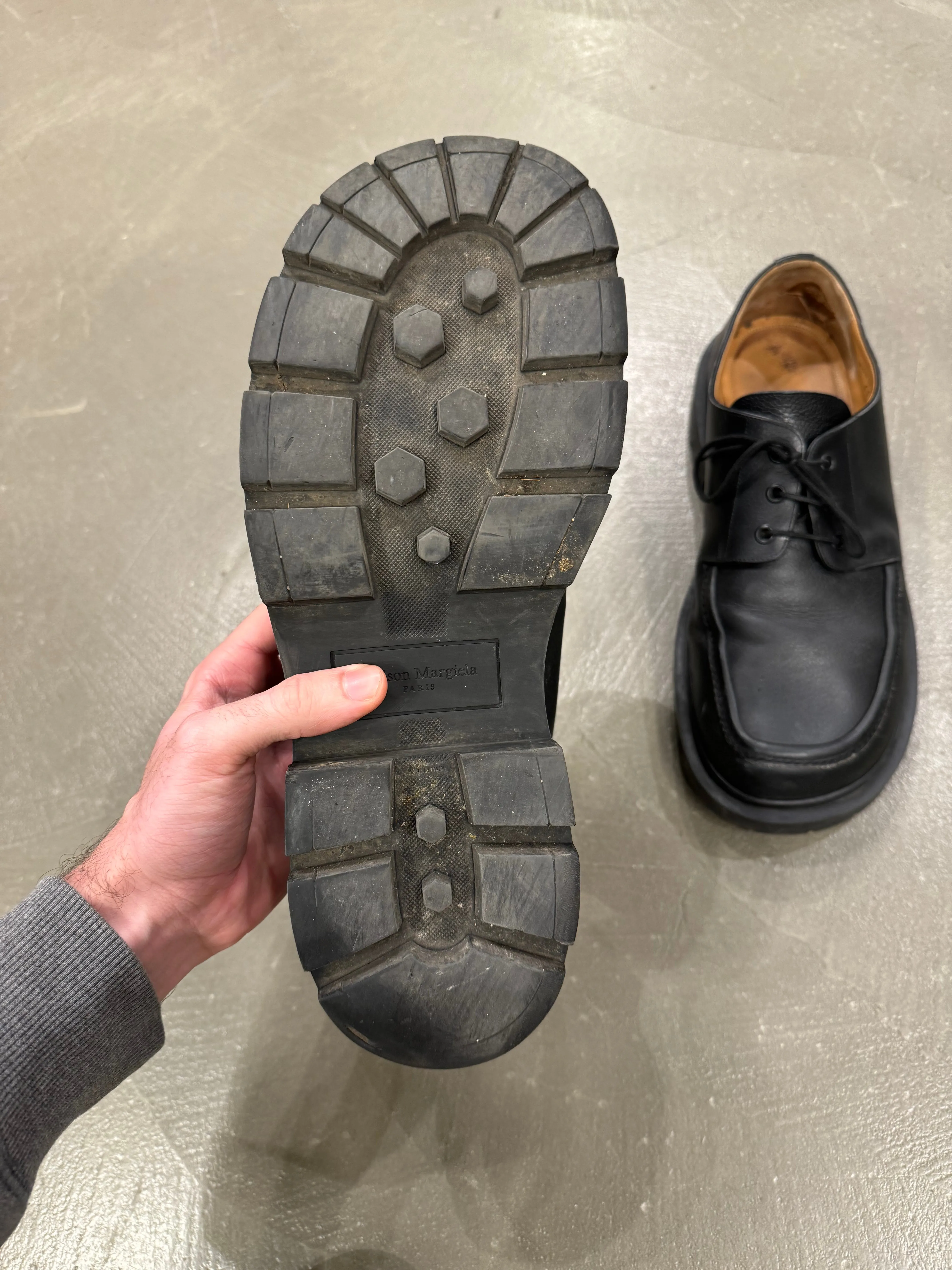 2010s Maison Margiela leather loafers shoes