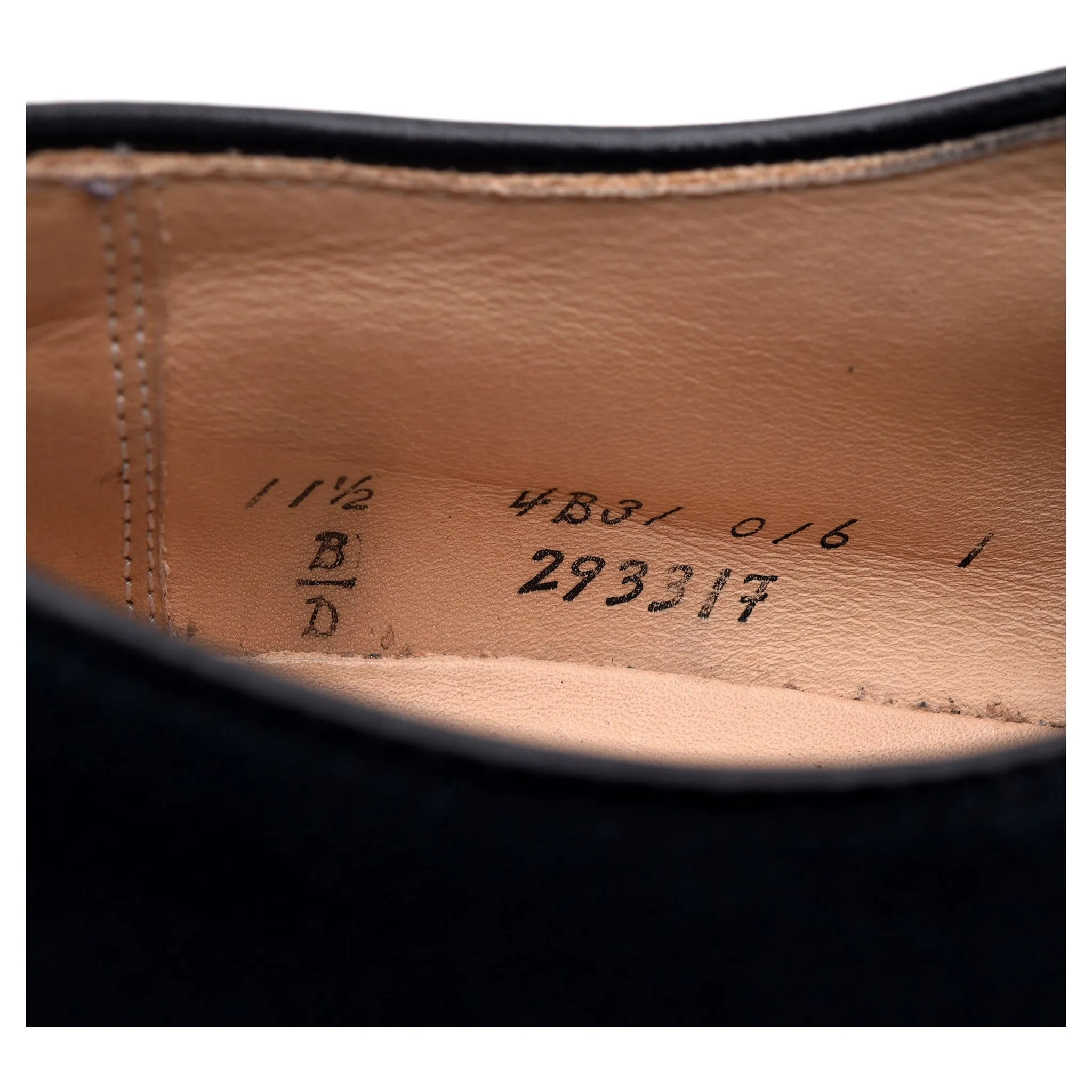 '29331F' Navy Blue Suede Derby UK 10.5 US 11.5 D