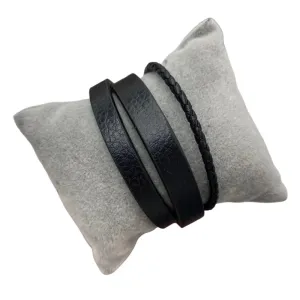 3-Strand Leather Bracelet 1