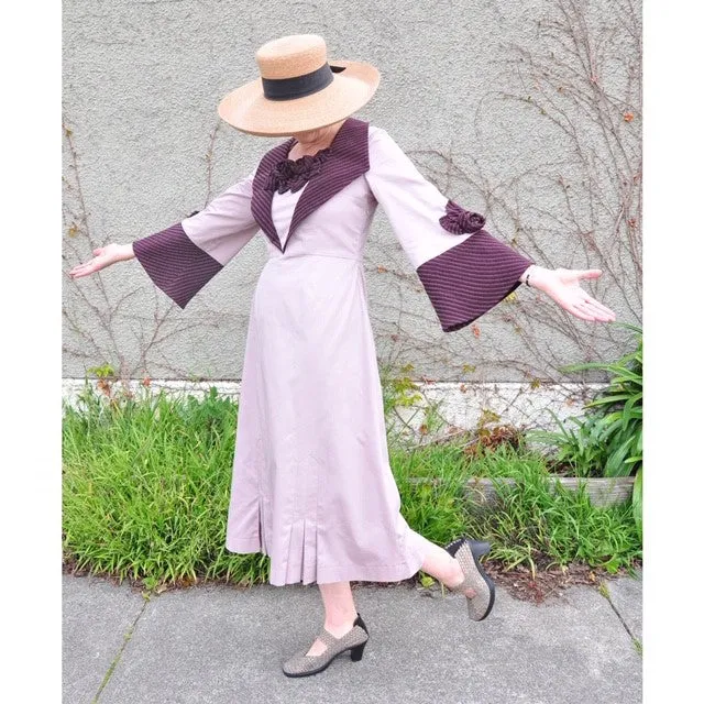 #3017    1930s Corsage Dress