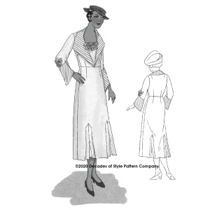 #3017    1930s Corsage Dress