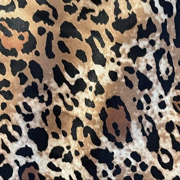 34D VS Victoria’s Secret Satin Leopard Dress Sexy Chemise Lingerie slip