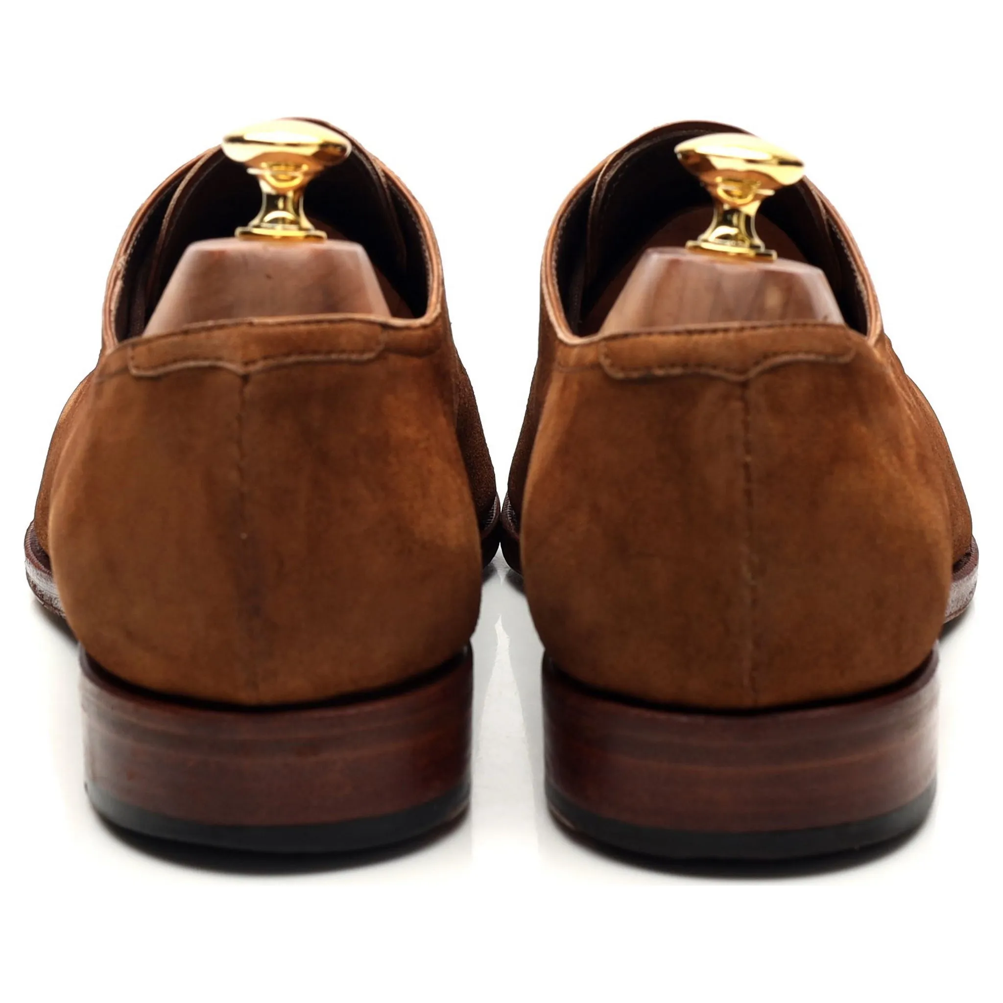 '757' Snuff Brown Suede Split Toe Derby UK 10 EE