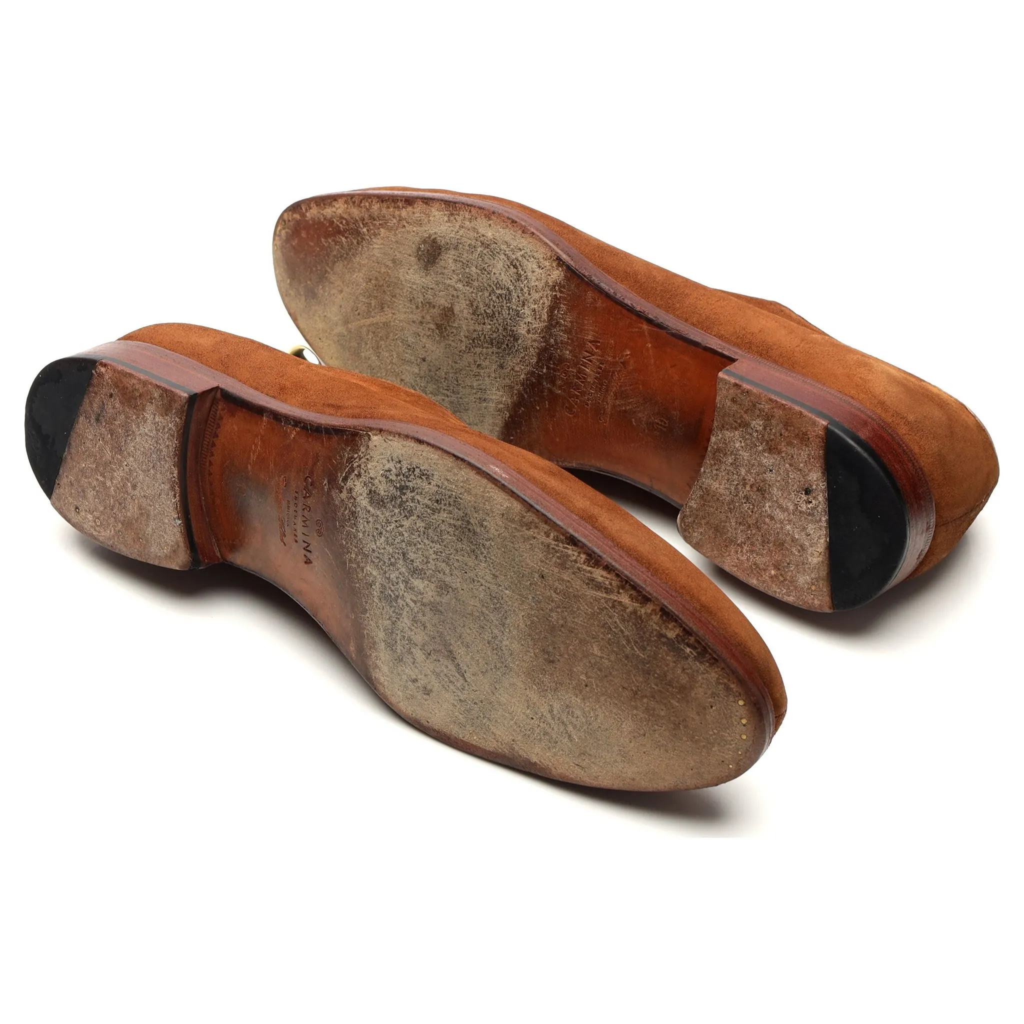 '757' Snuff Brown Suede Split Toe Derby UK 10 EE