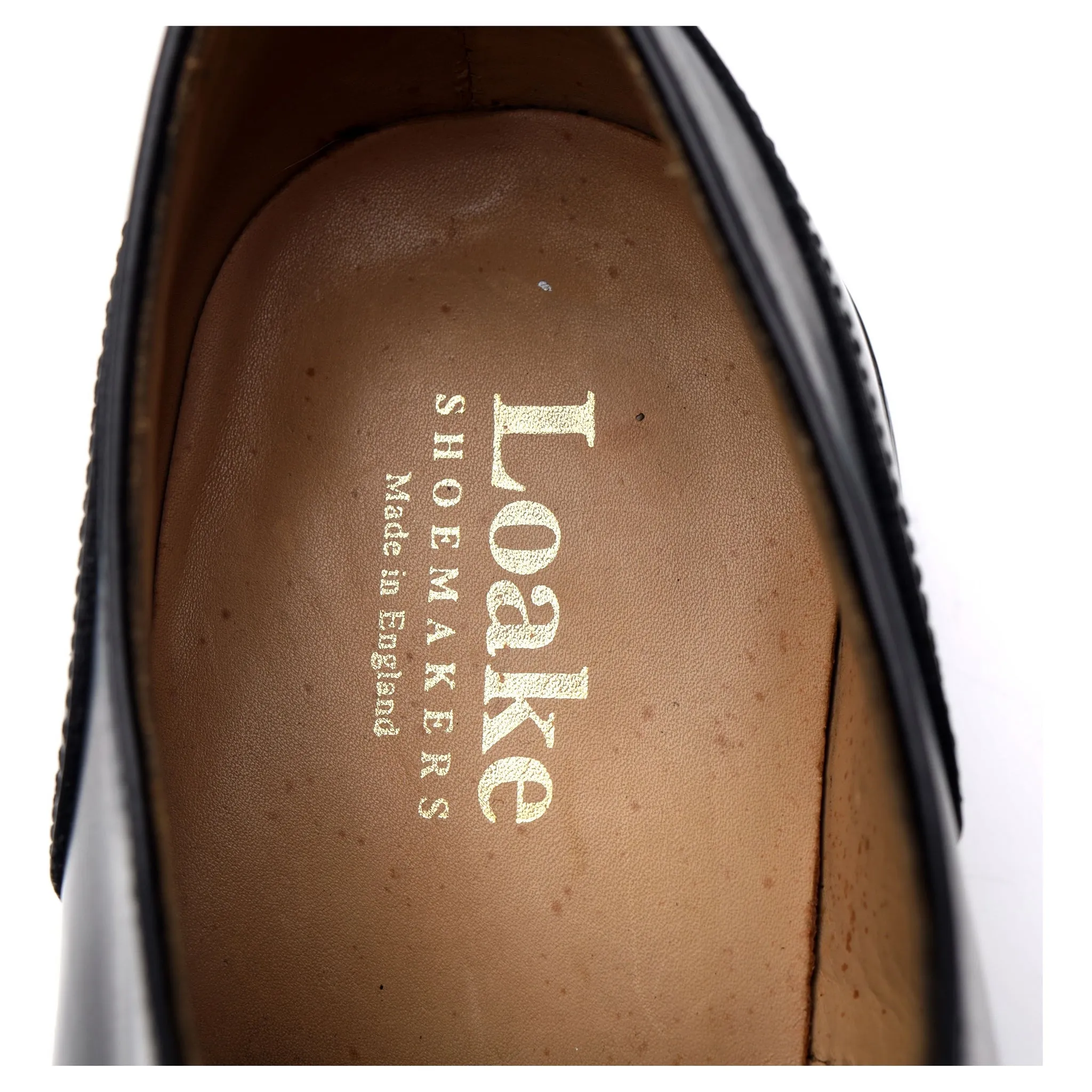 '805' Black Leather Oxford UK 8 F