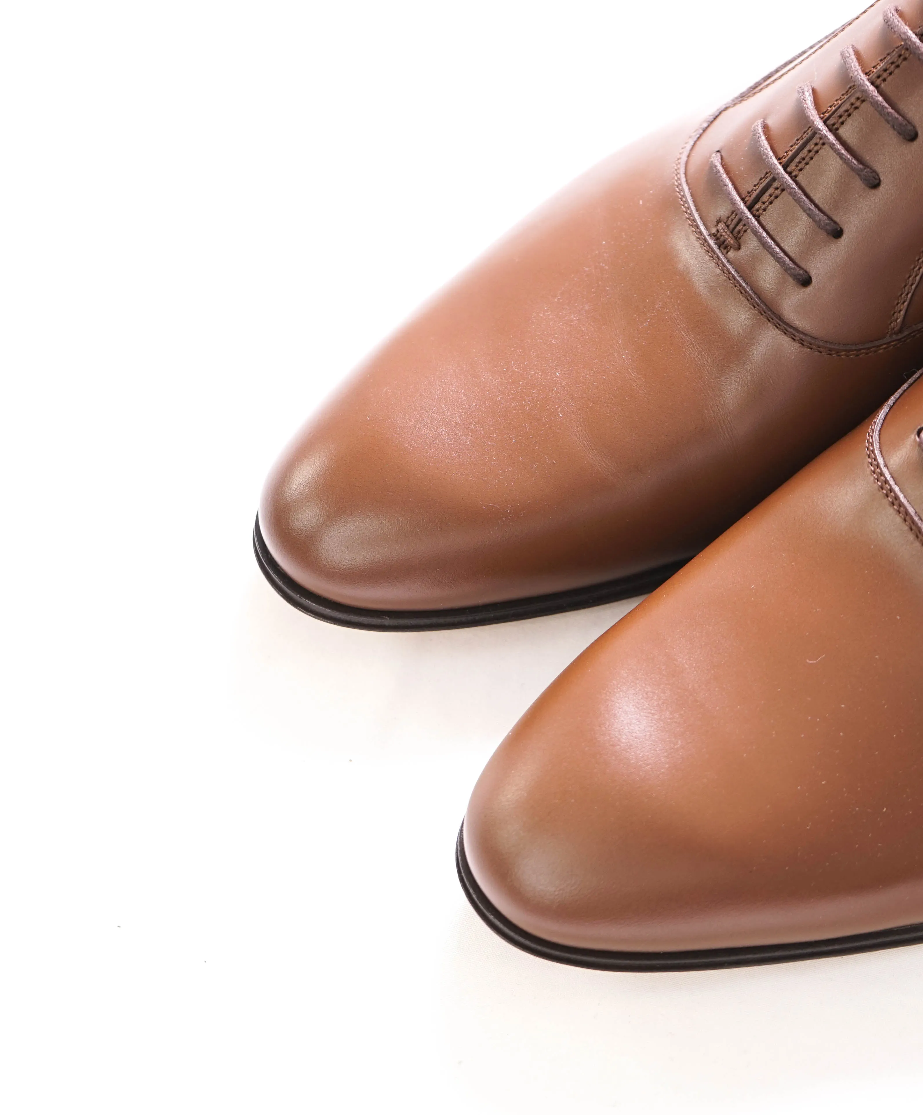 $890 GUCCI - "ADEL" Brown Logo Heel Oxford - 10US (9.5G)