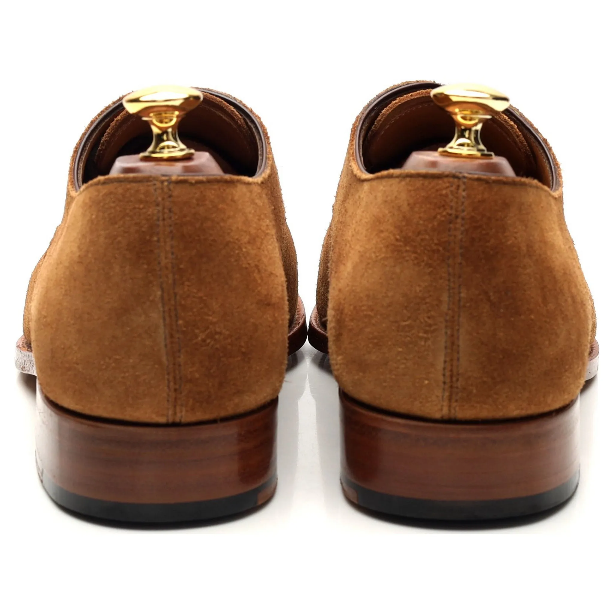 '8999' Tan Brown Suede Derby UK 9 F