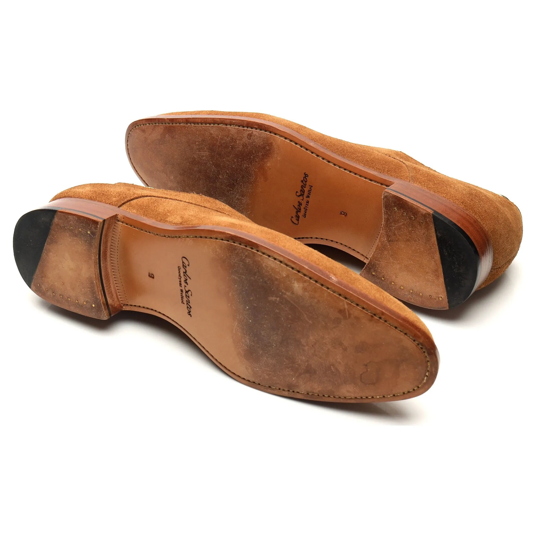 '8999' Tan Brown Suede Derby UK 9 F