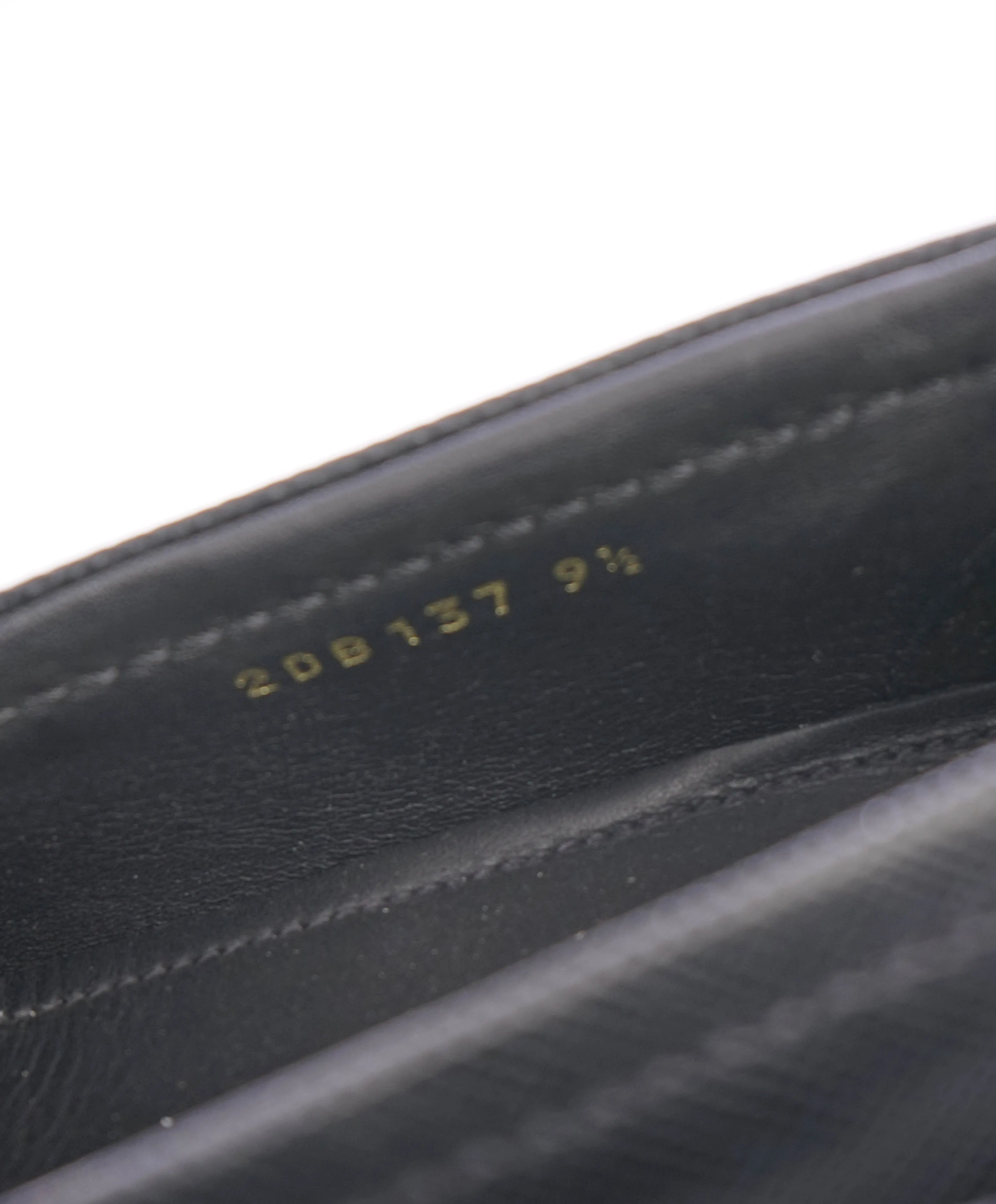 $950 PRADA - Black Saffiano Leather Penny Loafers - 10.5US (9.5 Prada)