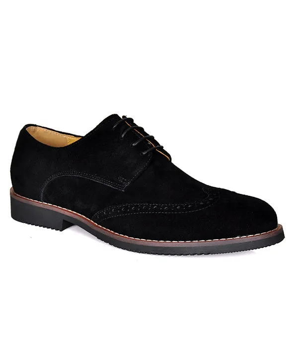 Aldo Black Suede Brogues Derby Shoes