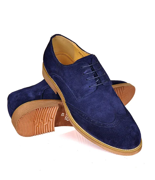 Aldo Navy Suede Derby Shoes