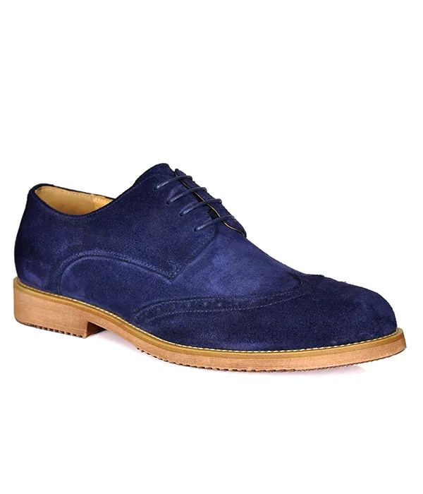 Aldo Navy Suede Derby Shoes