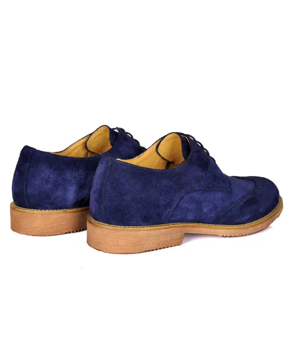 Aldo Navy Suede Derby Shoes