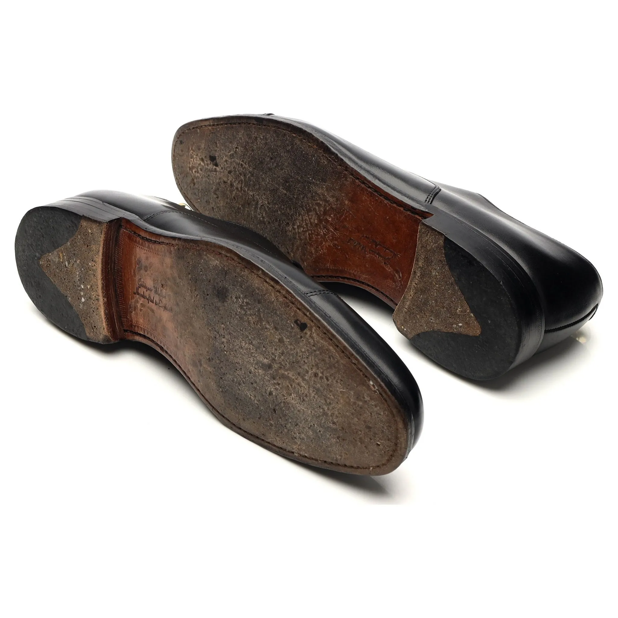 'Aldwych' Black Leather Oxford UK 8 F