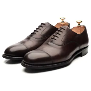 'Alfred' Dark Brown Leather Oxford UK 9 F